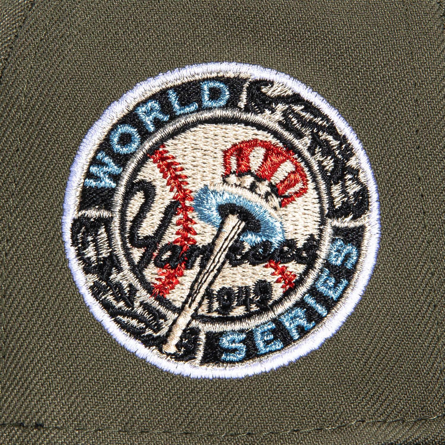 New Era 59Fifty New York Yankees 1949 World Series Patch Hat - Olive, Black