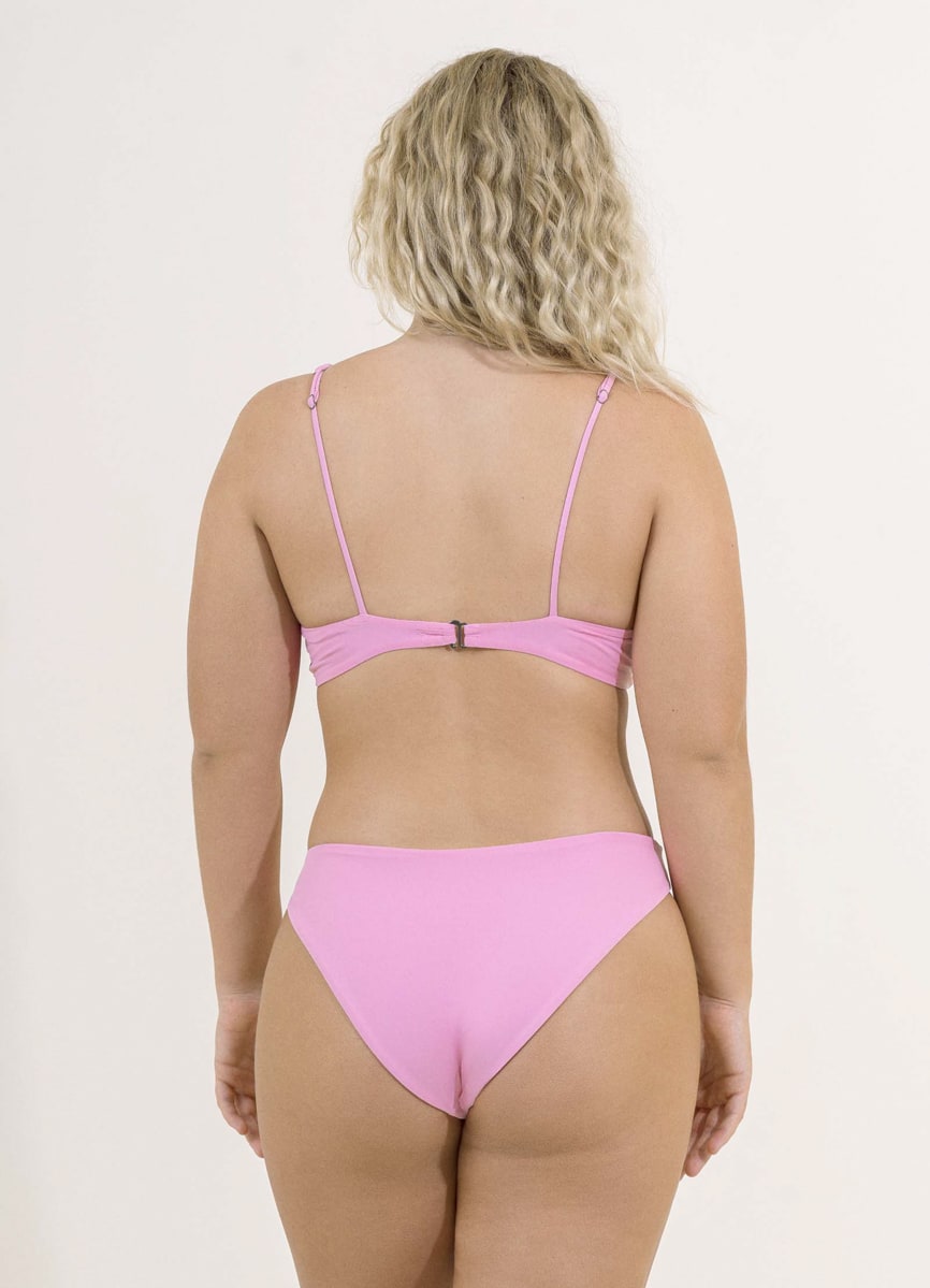 Maaji Blush Pink Victory V Wire Bralette Bikini Top