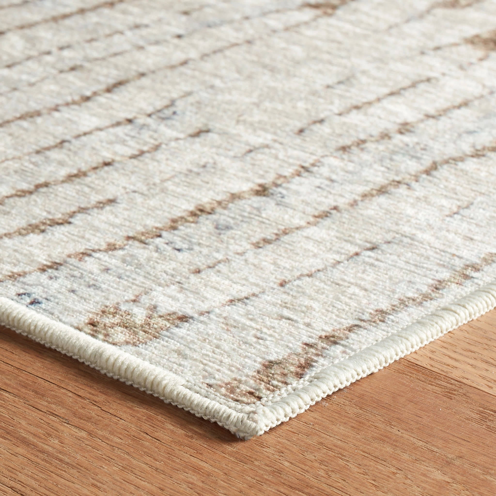 Malone Oatmeal Machine Washable Rug