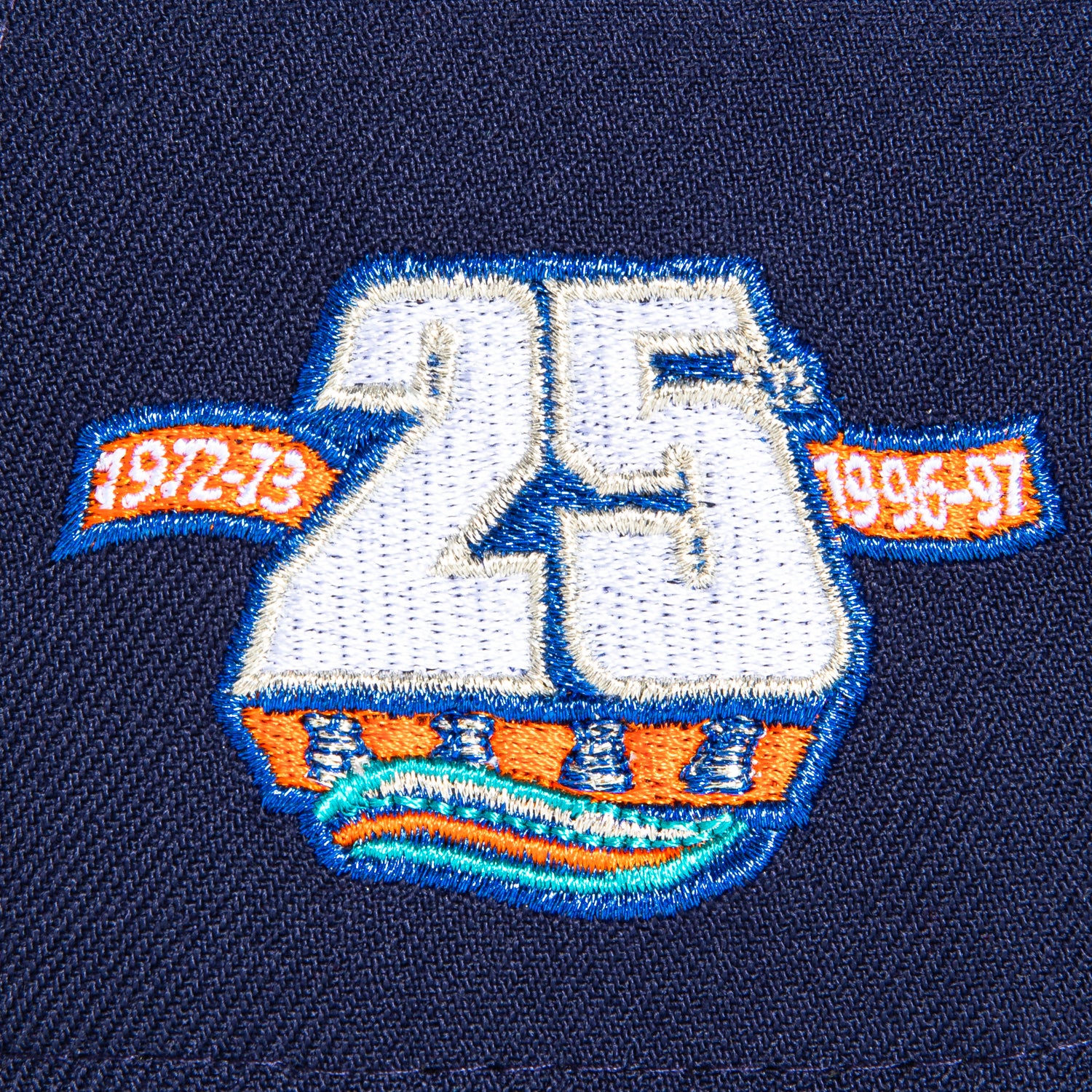 New Era 9Forty A-Frame New York Islanders 25th Anniversary Patch Snapback Hat - Light Navy