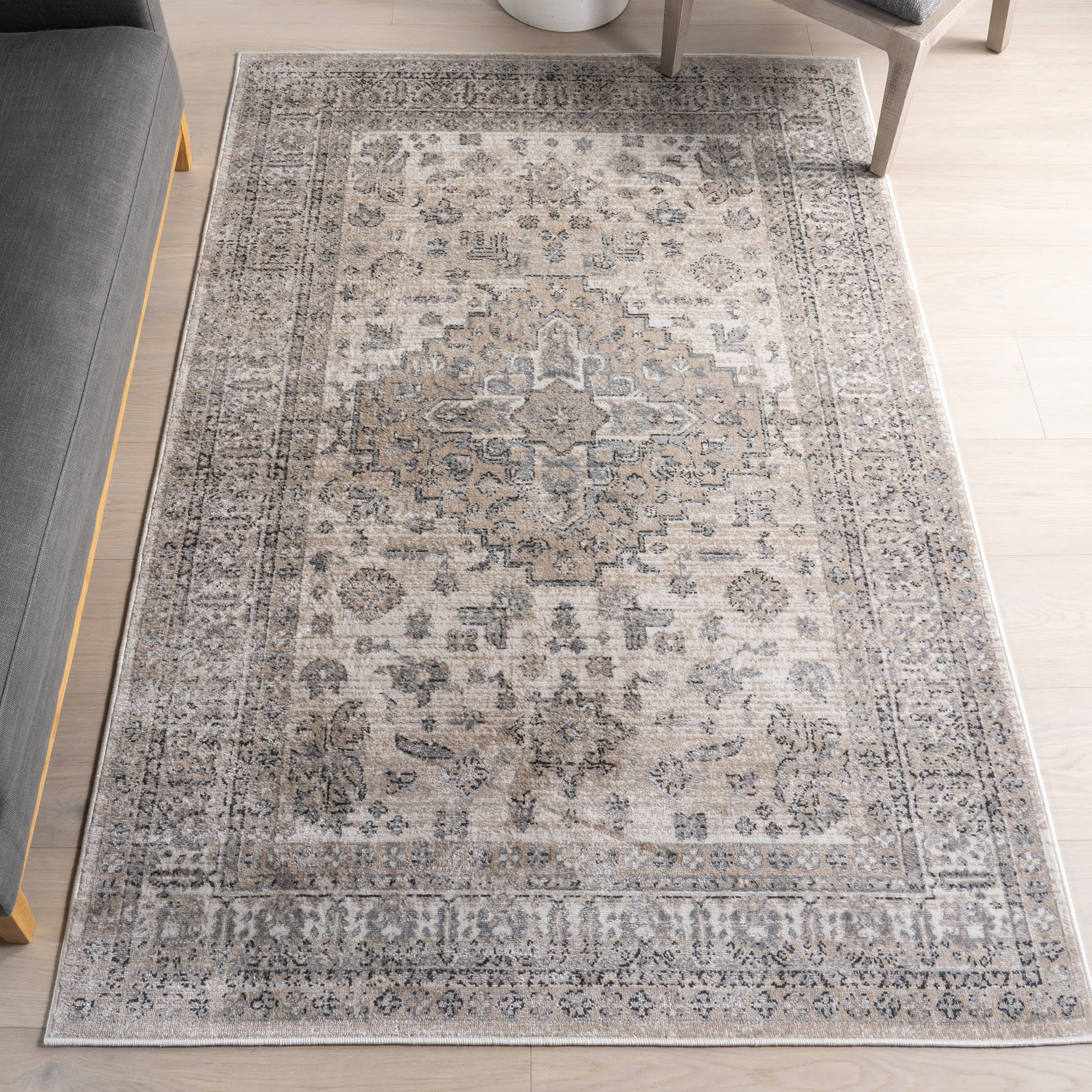 Samira Medallion Rug | Beige