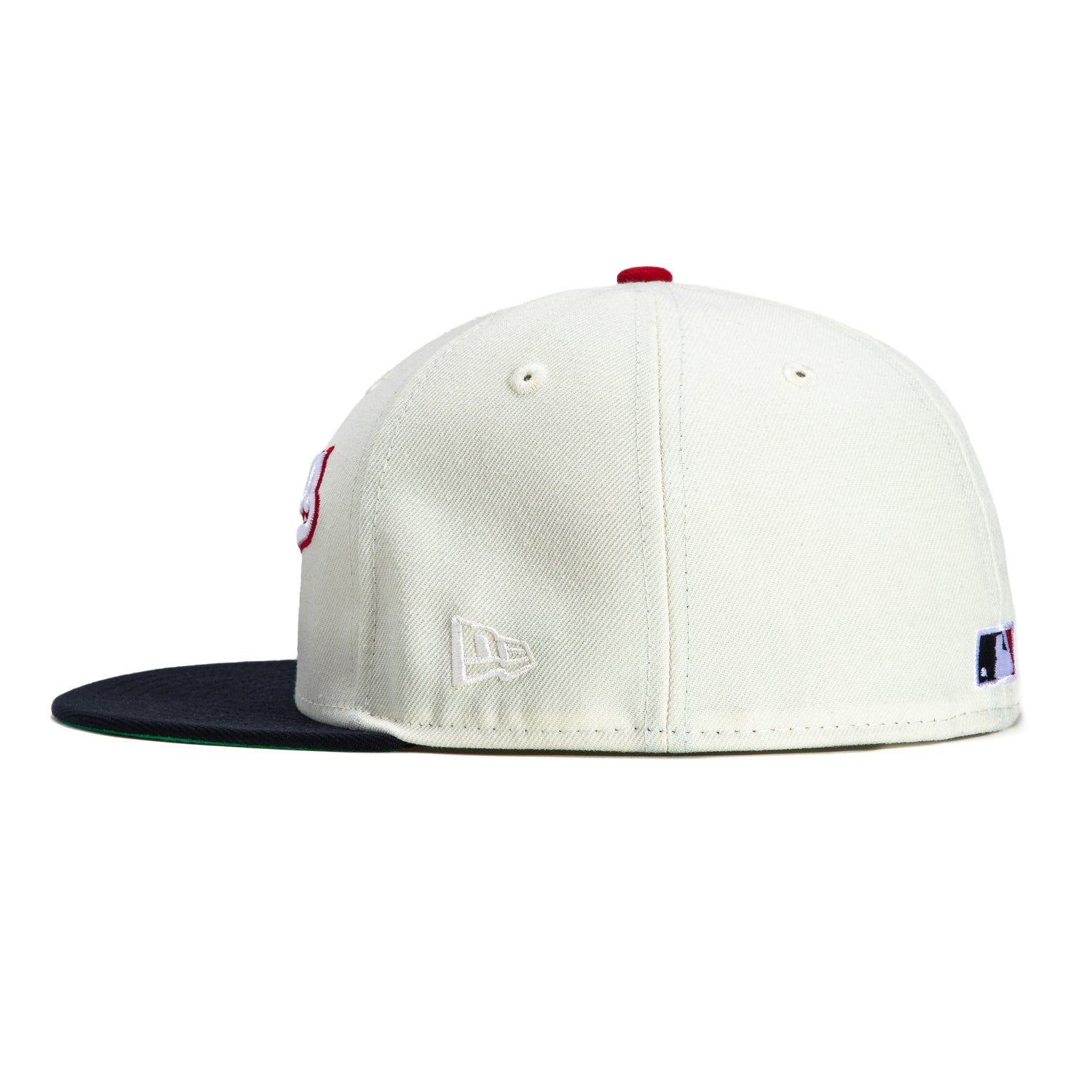 New Era 59Fifty Cleveland Guardians 1995 World Series Welcome to the Show Patch Script Hat - White, Navy, Red