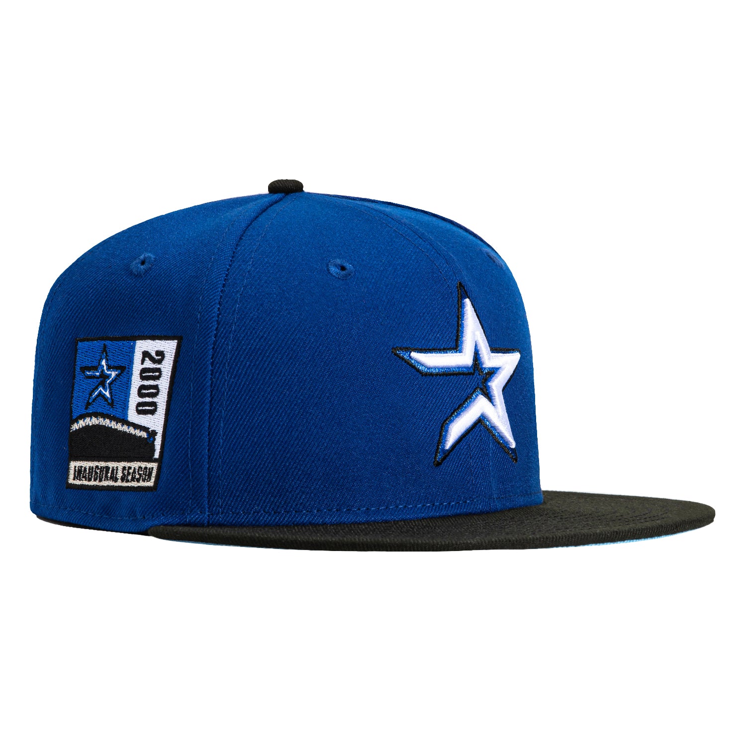 New Era 59Fifty Houston Astros Inaugural Season Patch Hat - Royal, Black