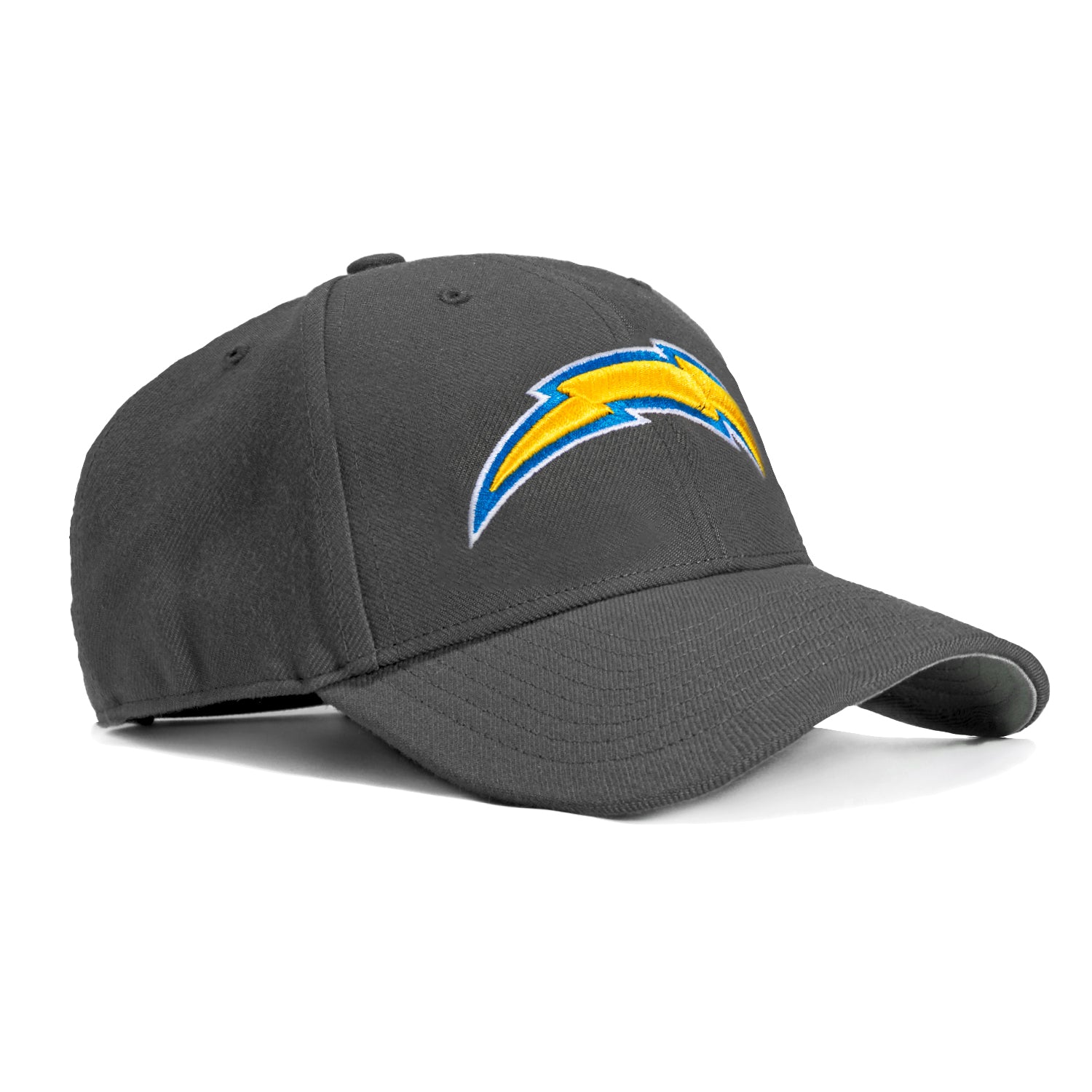 47 Brand Los Angeles Chargers MVP Adjustable Velcro Hat - Charcoal