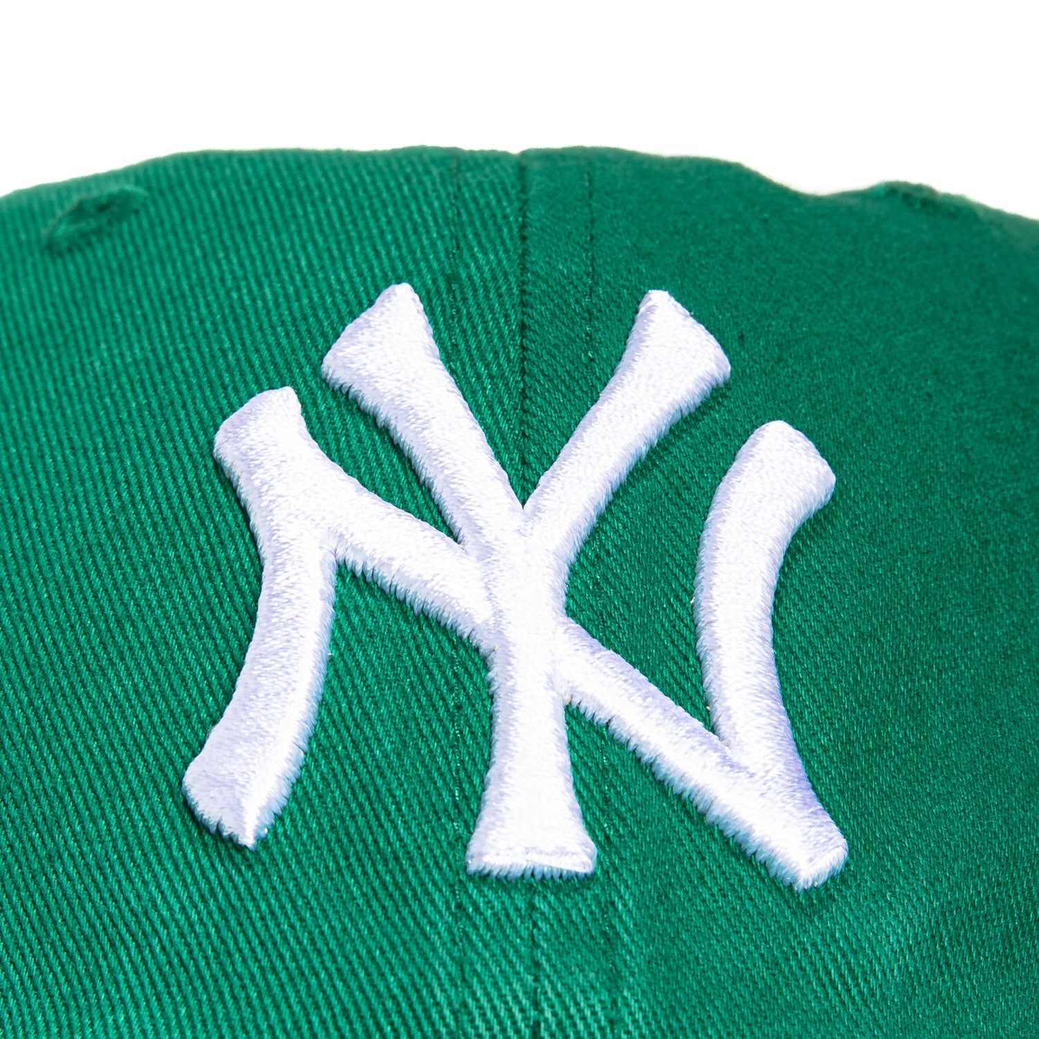 47 Brand New York Yankees Cleanup Adjustable Hat - Kelly Green, White