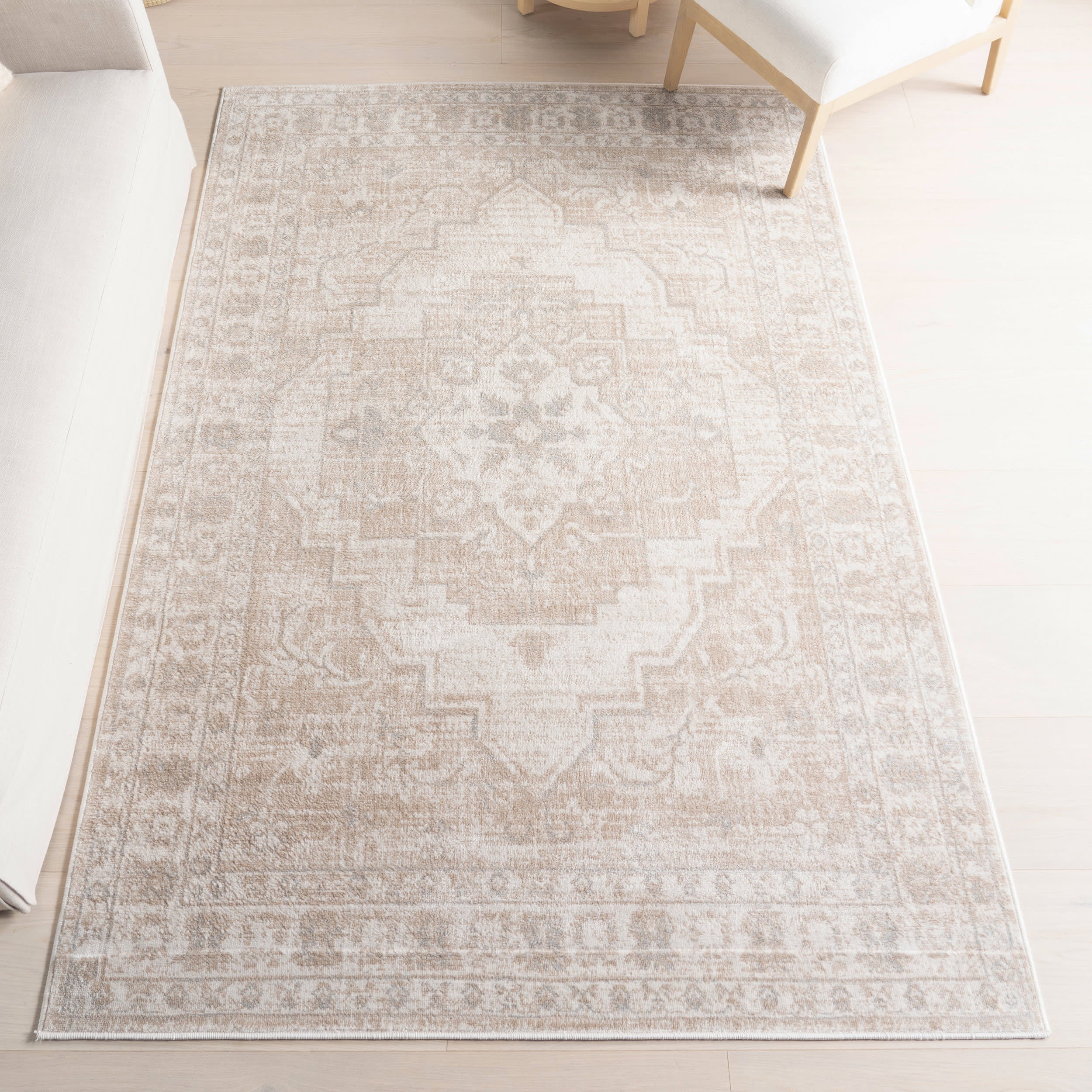 Elisabeth  Medallion Rug | Beige