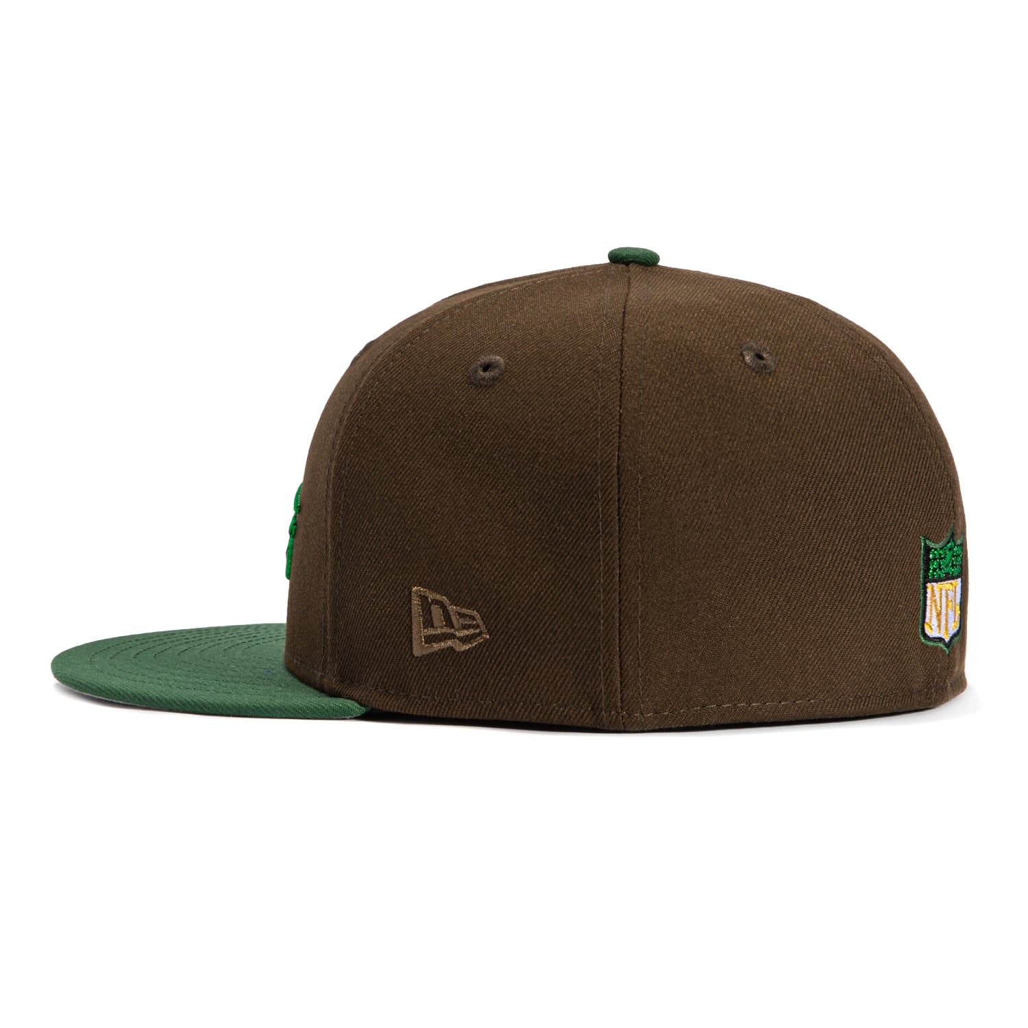 New Era 59Fifty New York Jets 1967 Super Bowl Patch Hat - Brown, Green