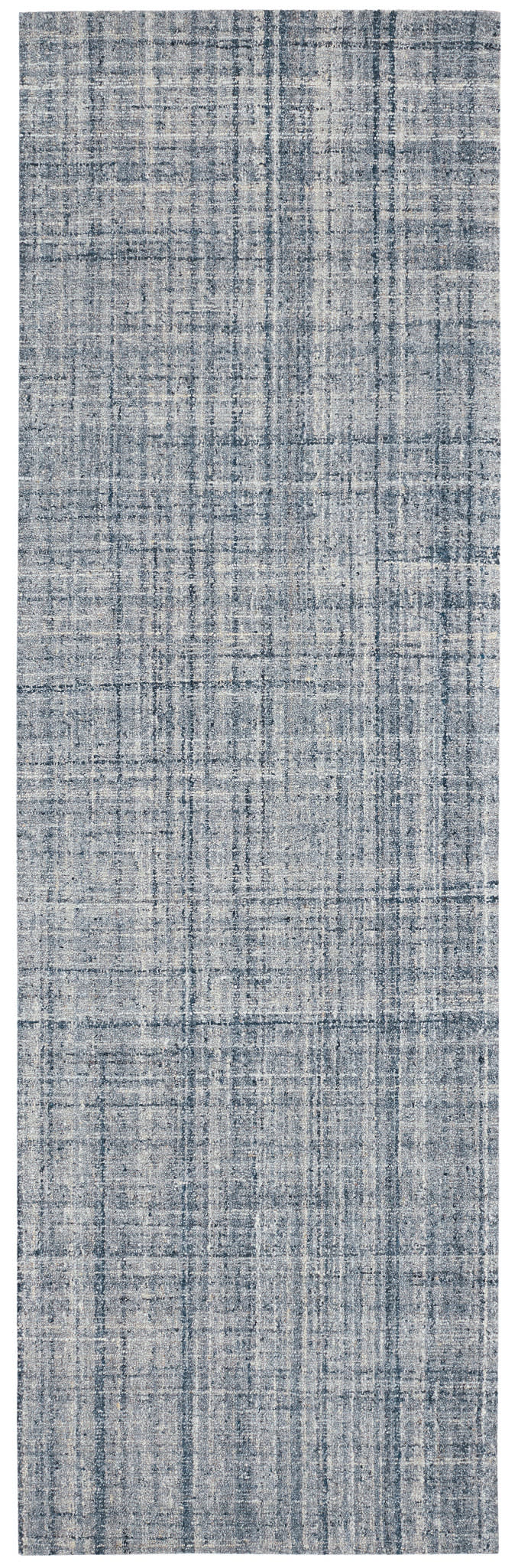 Harris Blue/Ivory Hand Micro Hooked Wool Rug