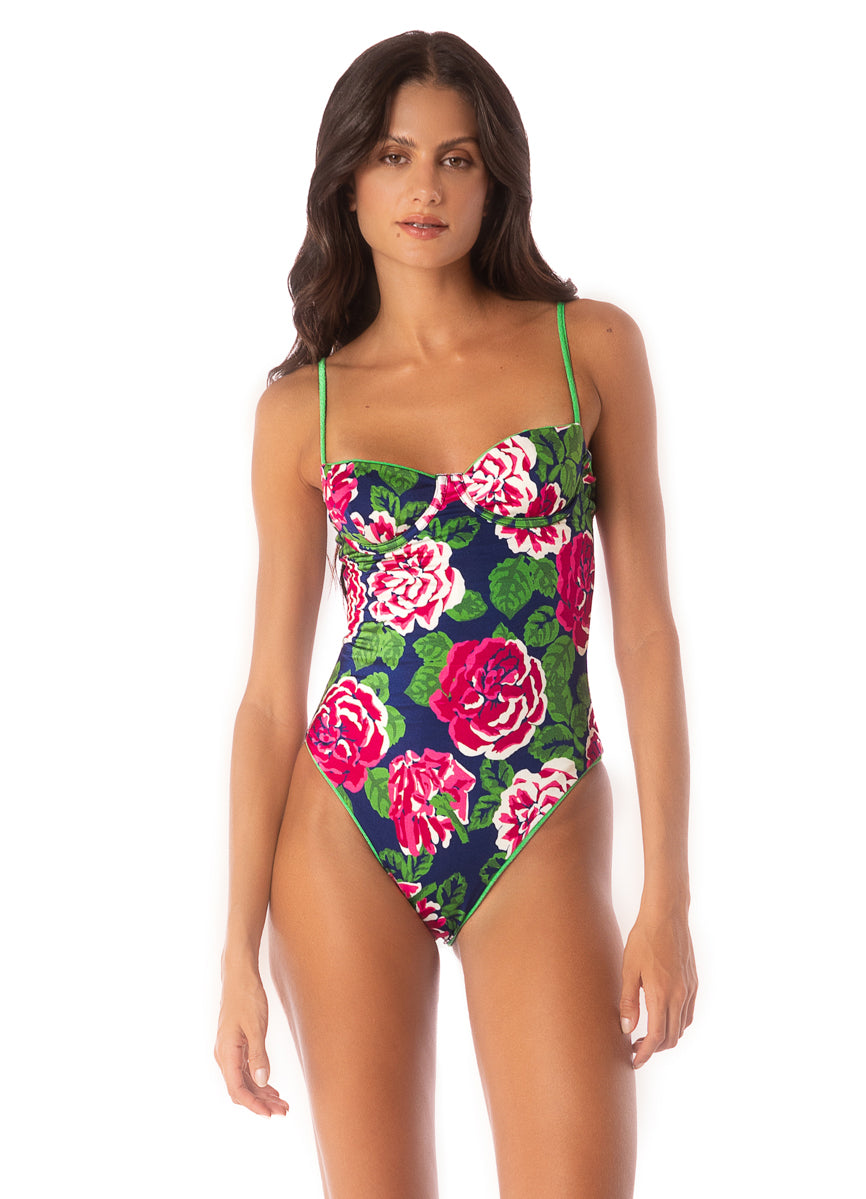 Maaji Parakeet Green Cuba Underwire One Piece