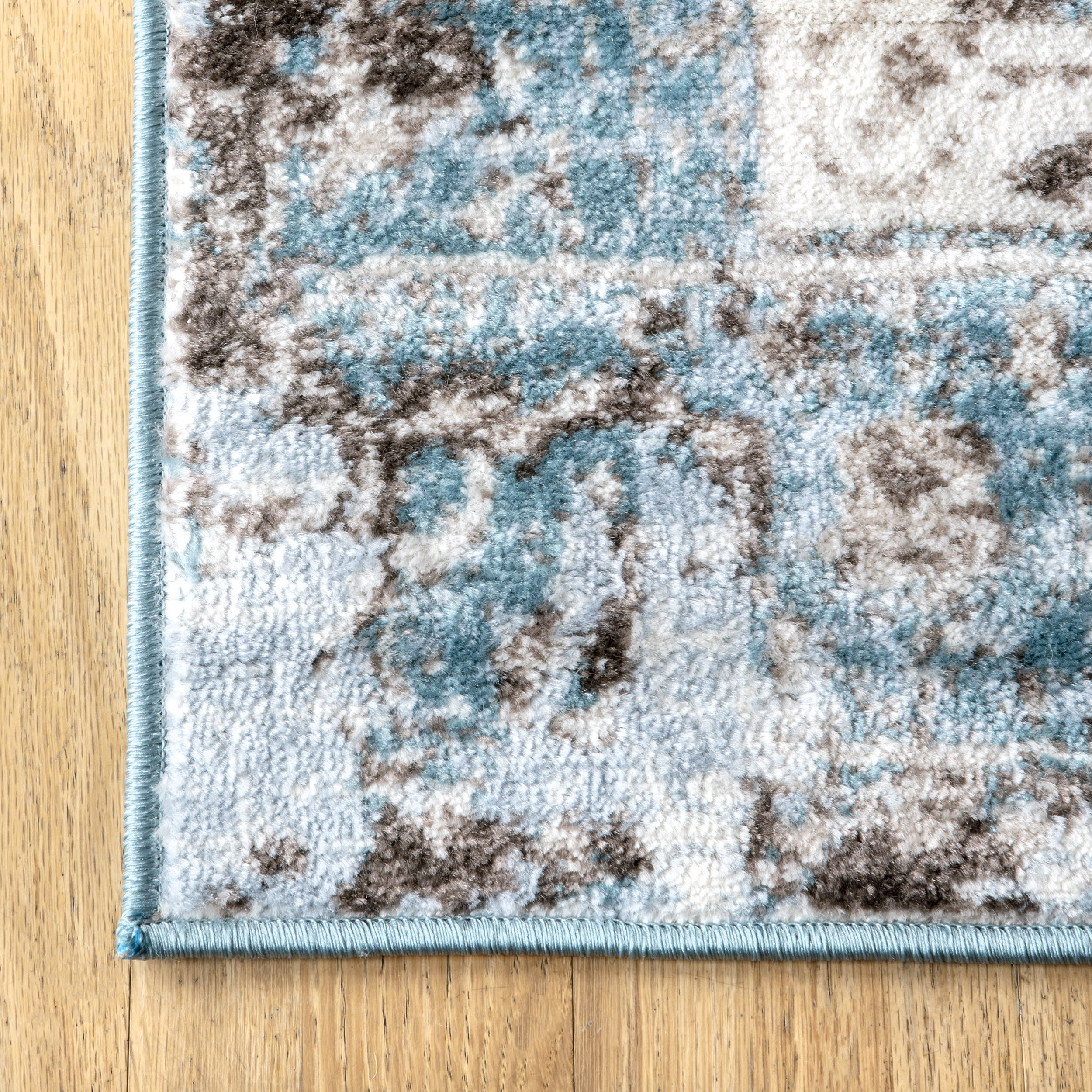 Dawson Distressed Medallion Rug | Blue