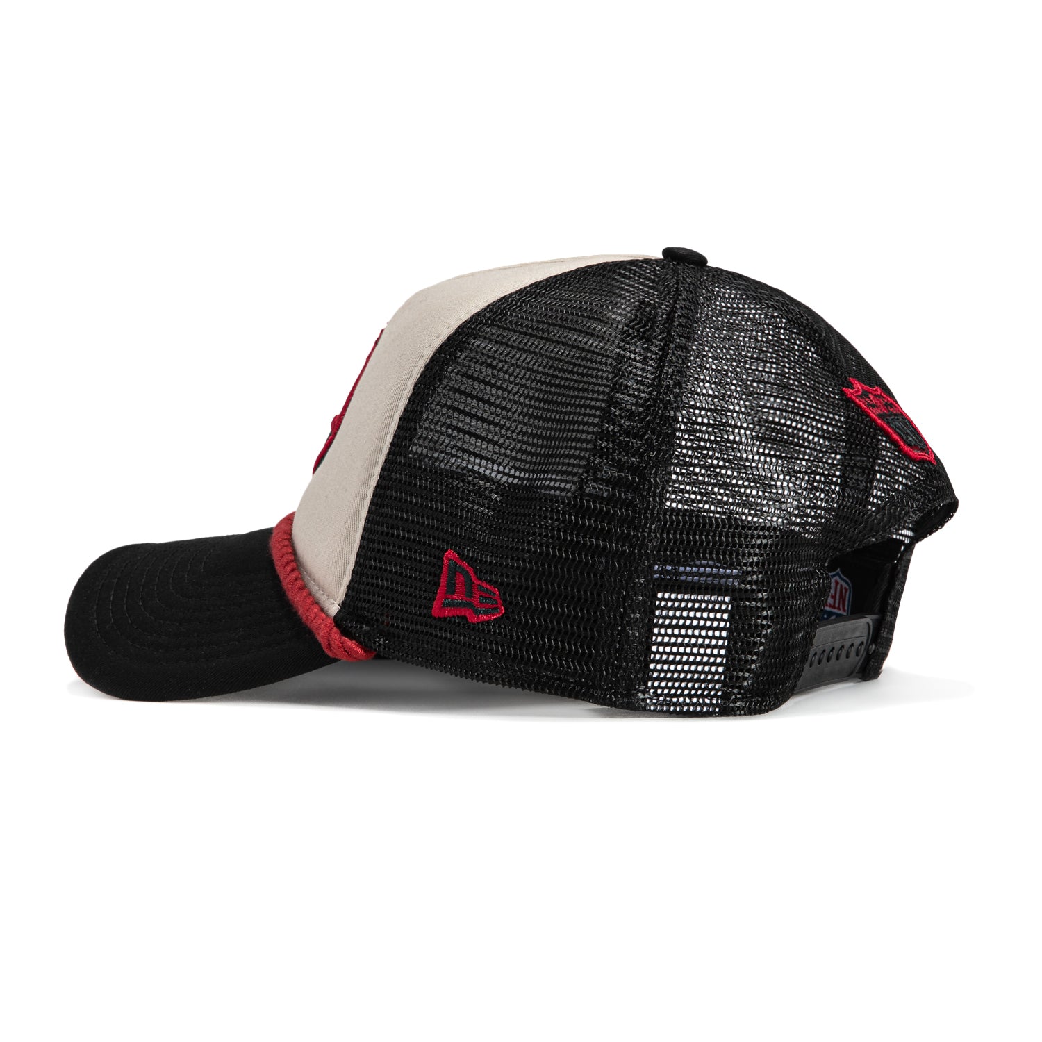 New Era 9Forty A-Frame 2024 Sideline Arizona Cardinals Trucker Snapback Hat - White, Black