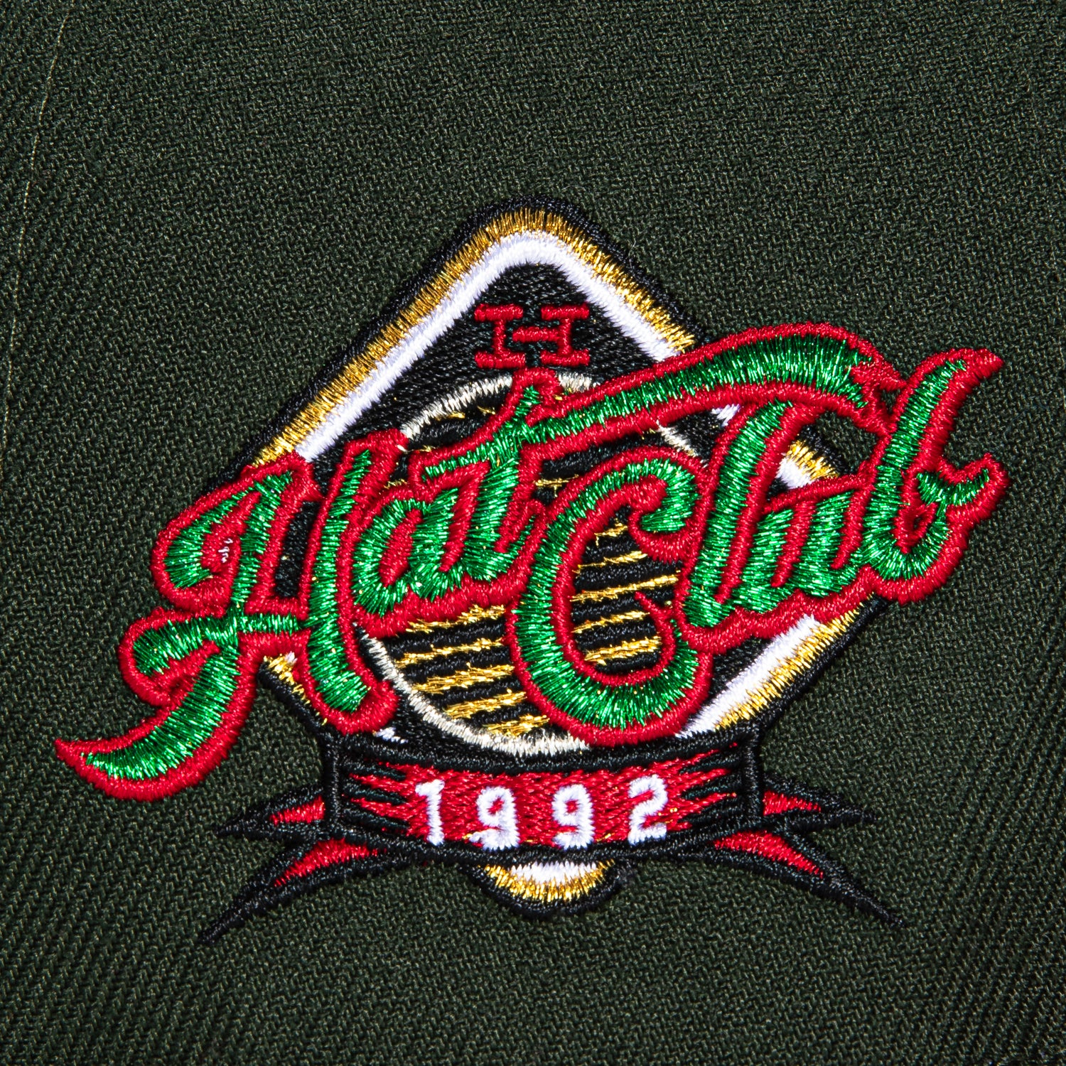 New Era 59Fifty 12 Days of Hatmas PBJ Mask Hat Club Logo Patch Hat - Green, Red