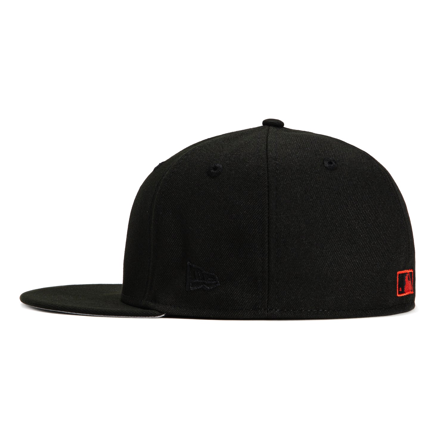 New Era 59Fifty Level Up Pack Milwaukee Brewers 25th Anniversary Patch Hat - Black, Red, Orange