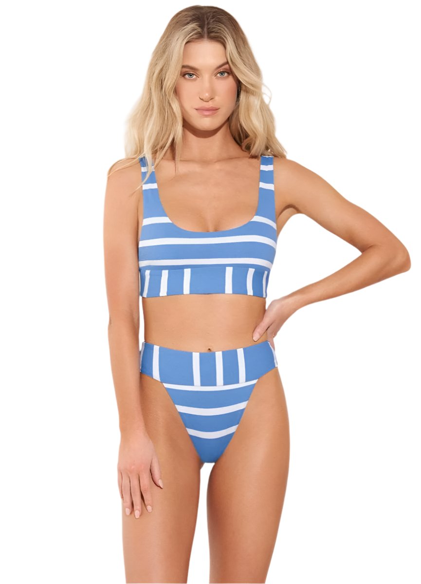 Maaji Sail Stripe Donna Sporty Bralette Bikini Top