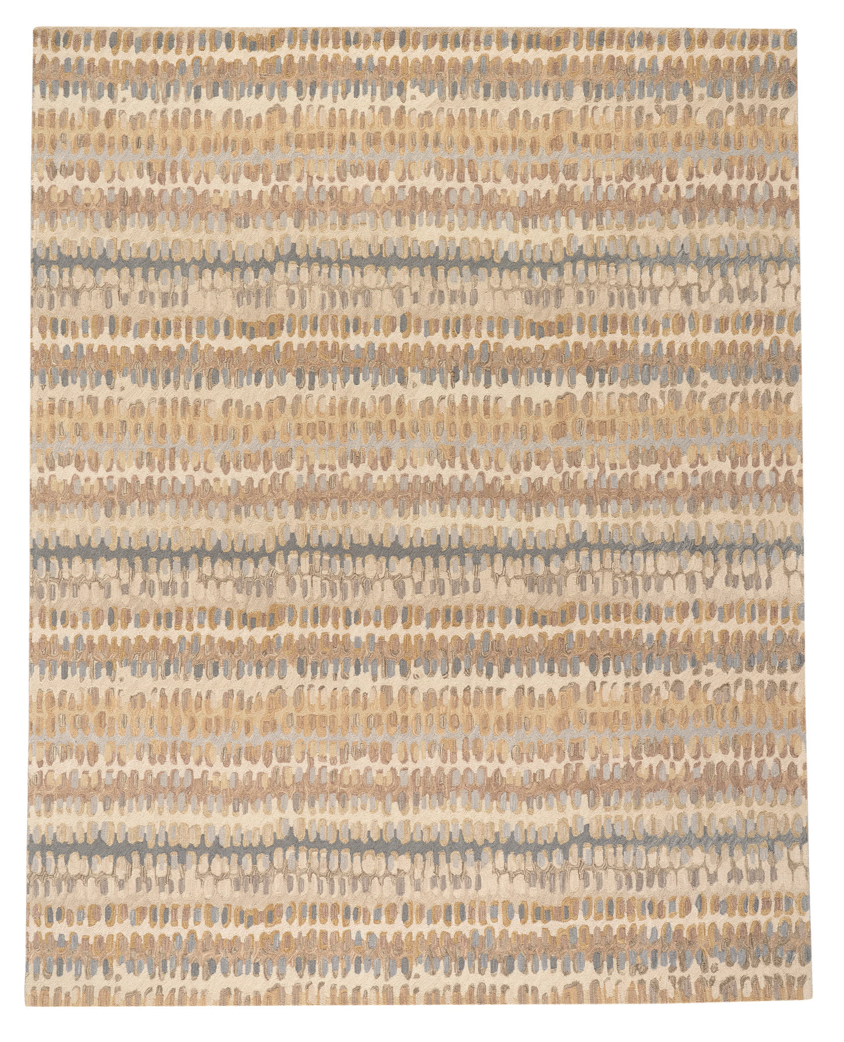 Paint Chip Natural Hand Micro Hooked Wool Rug