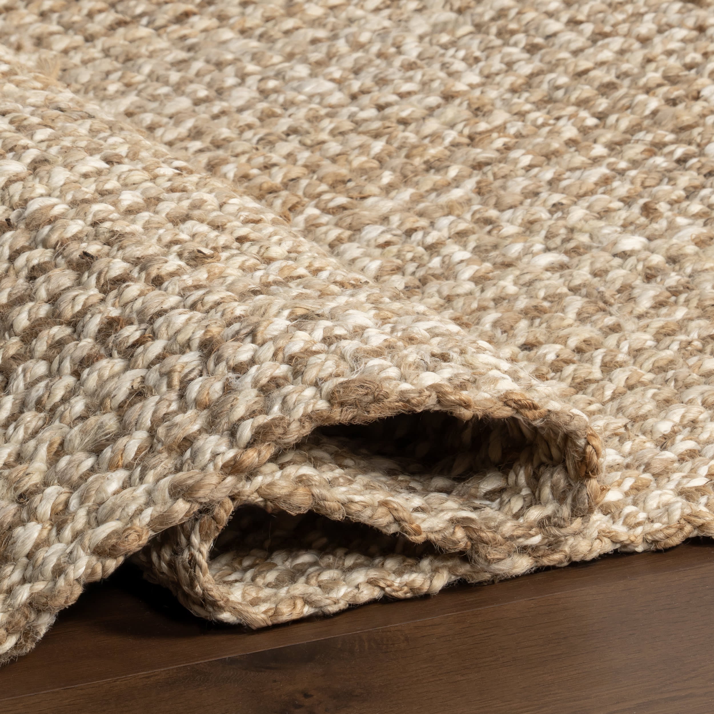 Forest Handlooped Chunky Jute Rug | Natural