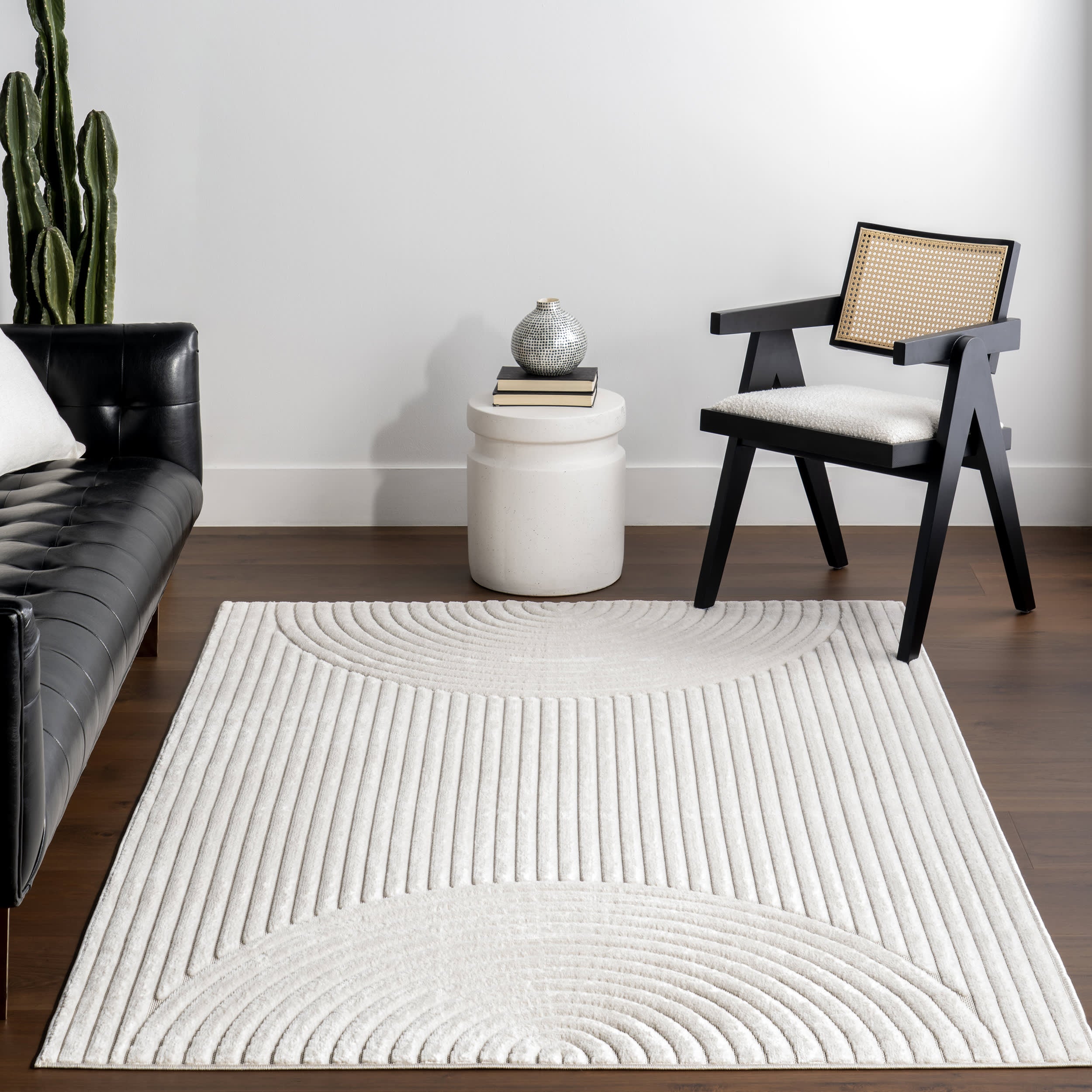 Tana Geometric Indoor/Outdoor Rug | Cream