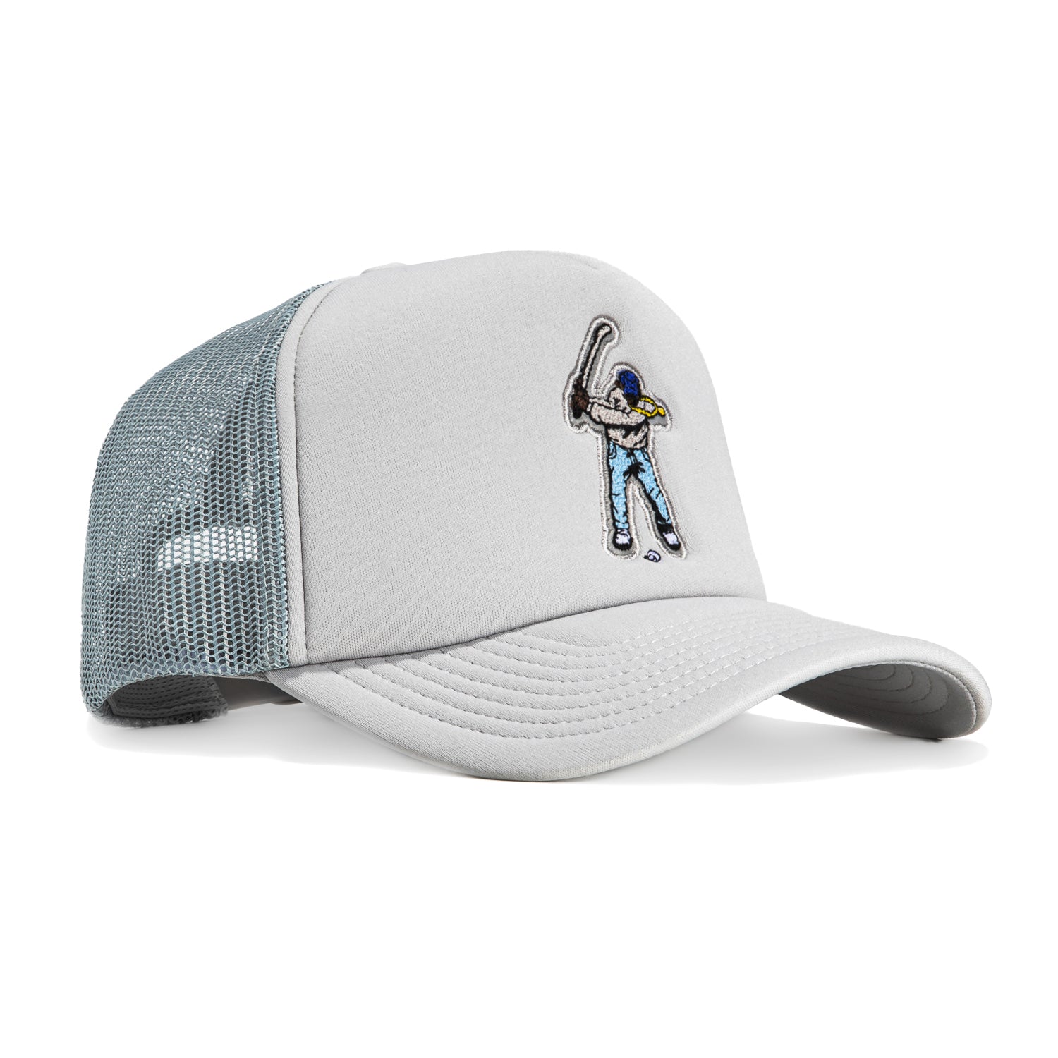 Eastside Golf Logo Trucker Snapback Foam Hat - Grey