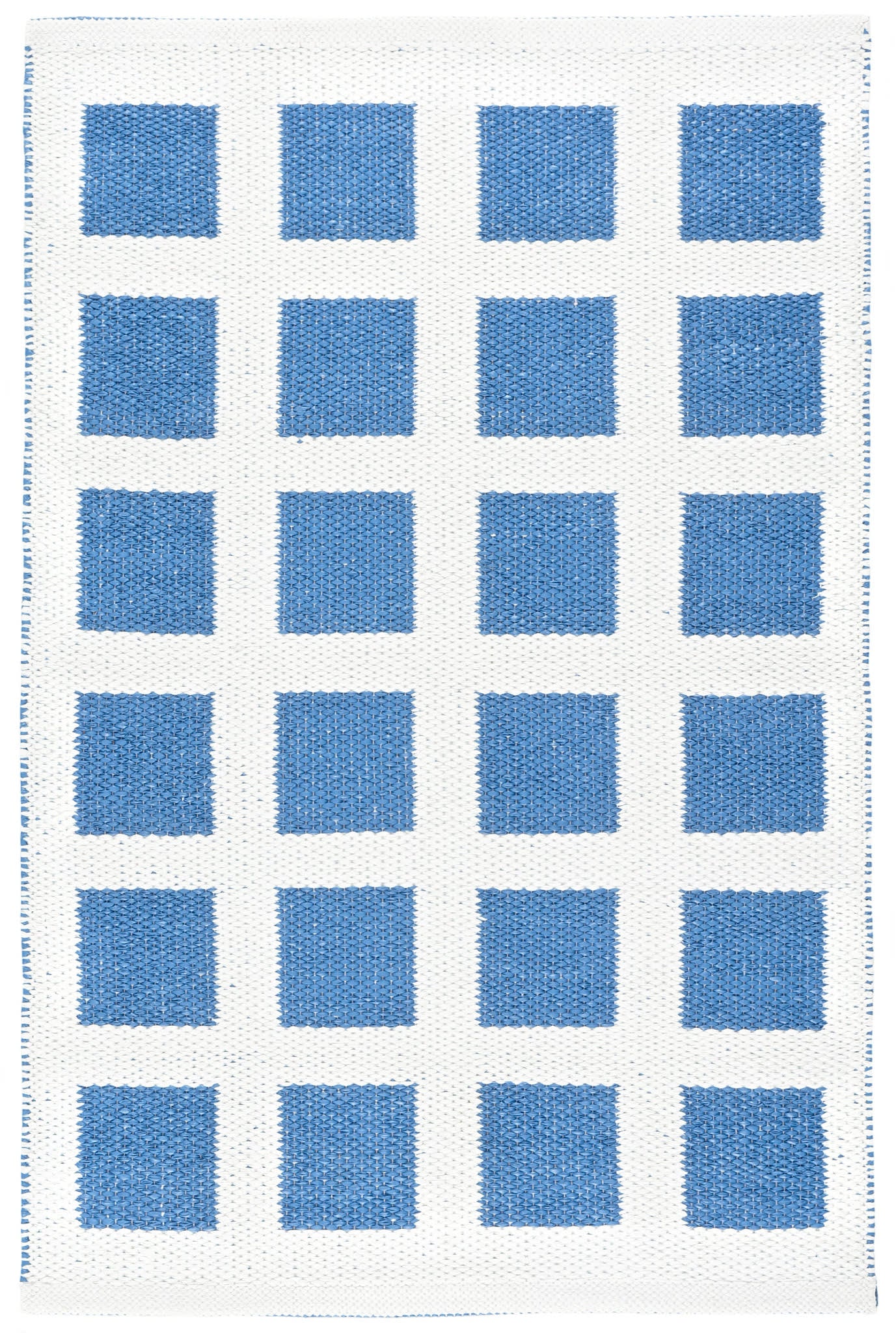 Titto French Blue Handwoven Indoor/Outdoor Rug