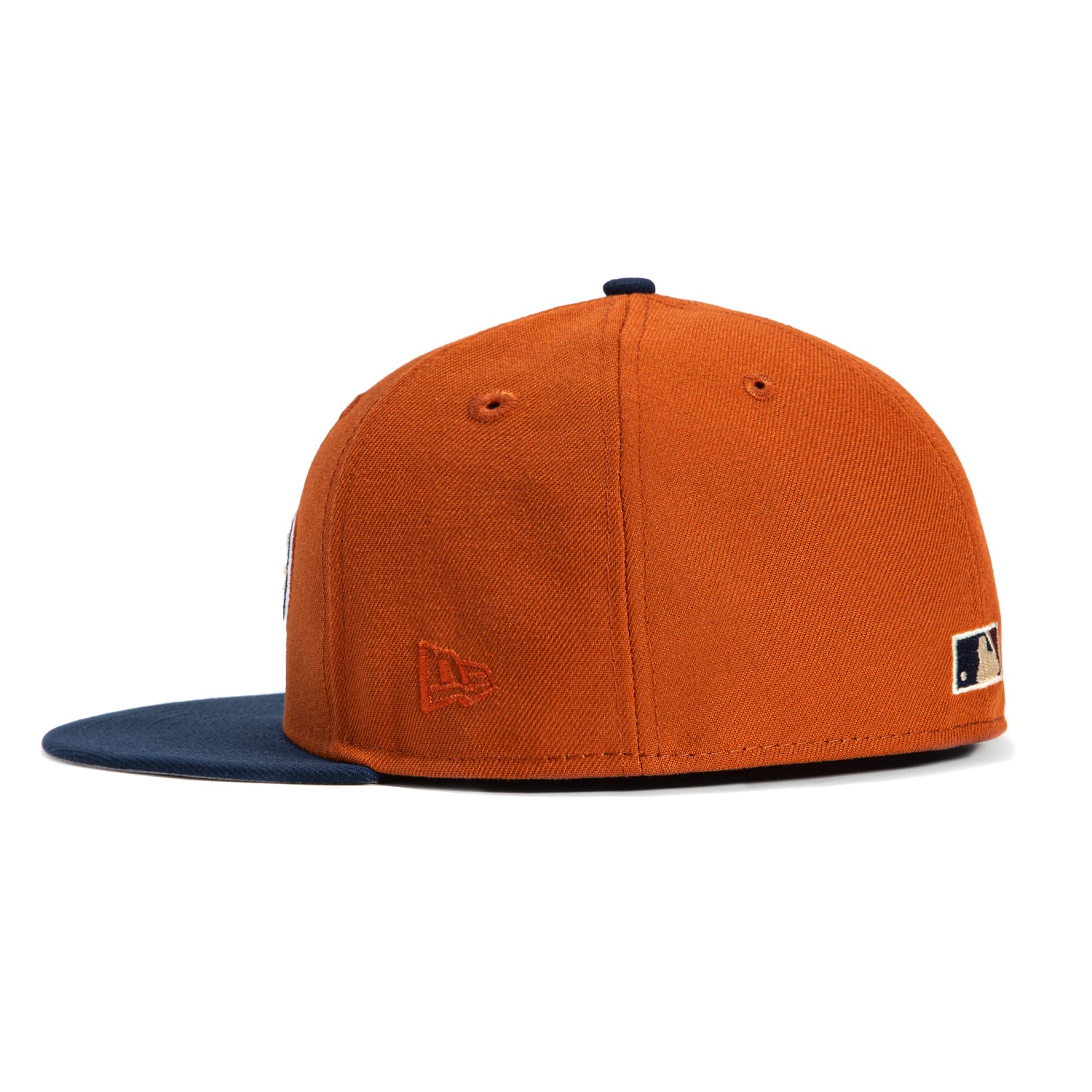 New Era 59Fifty San Francisco Giants Battle of the Bay Patch Logo Hat - Burnt Orange, Navy