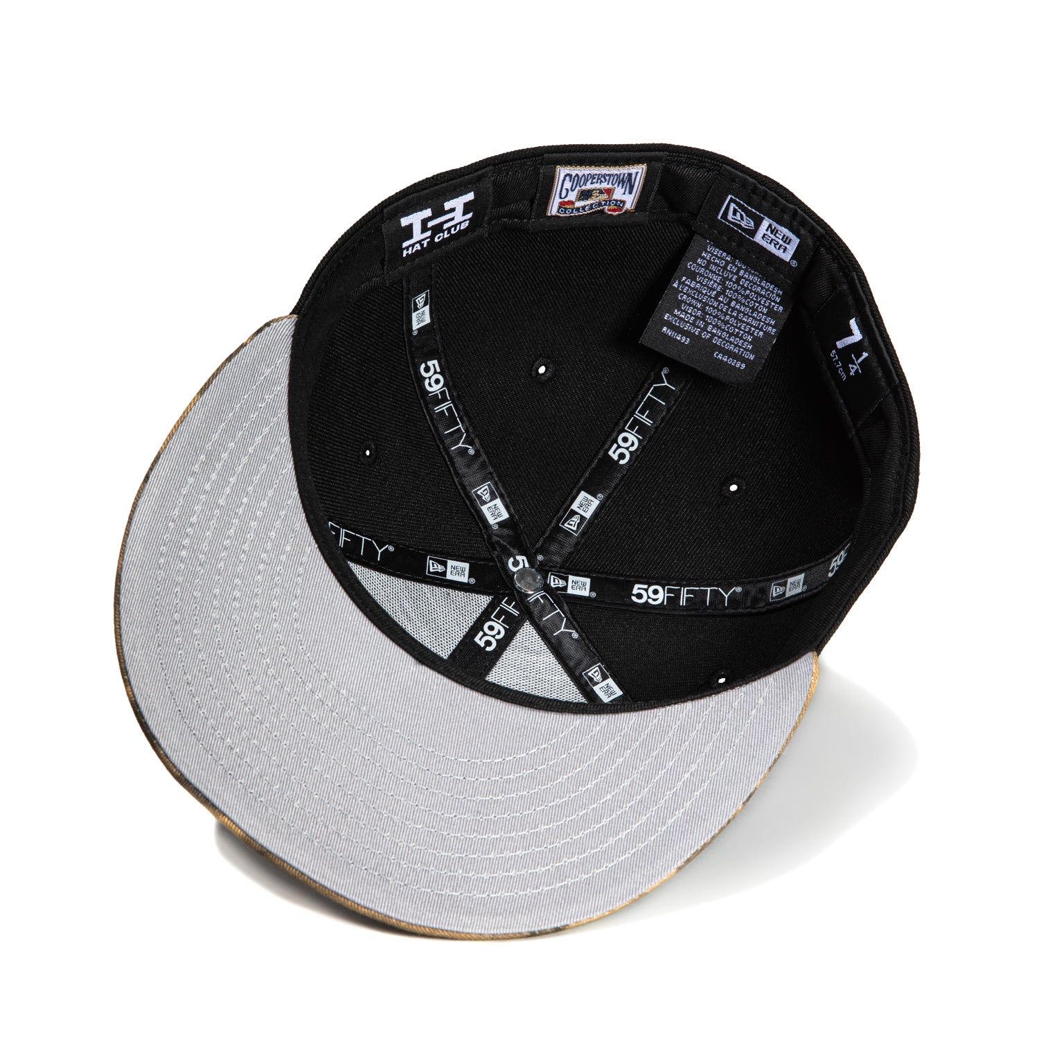 New Era 59Fifty Blur Tree Los Angeles Dodgers 1955 World Series Patch Script Hat - Black, Camo