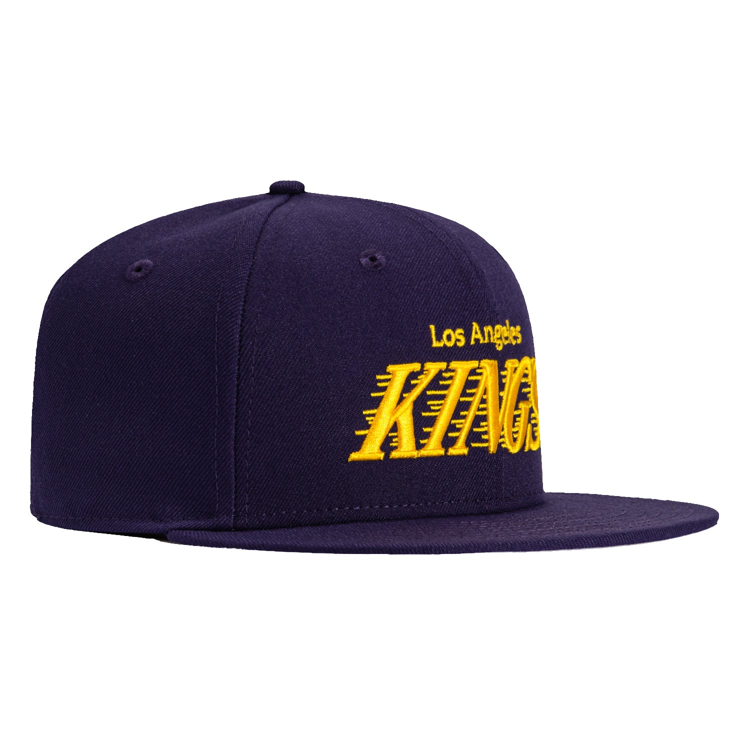 New Era 59Fifty Los Angeles Kings Patch Word Hat - Purple, Gold