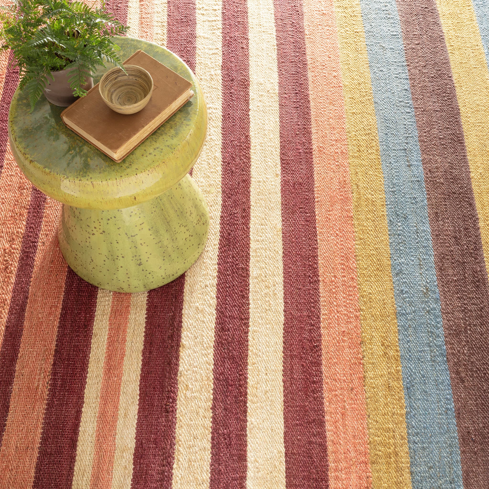 Isle Stripe Handwoven Jute Rug