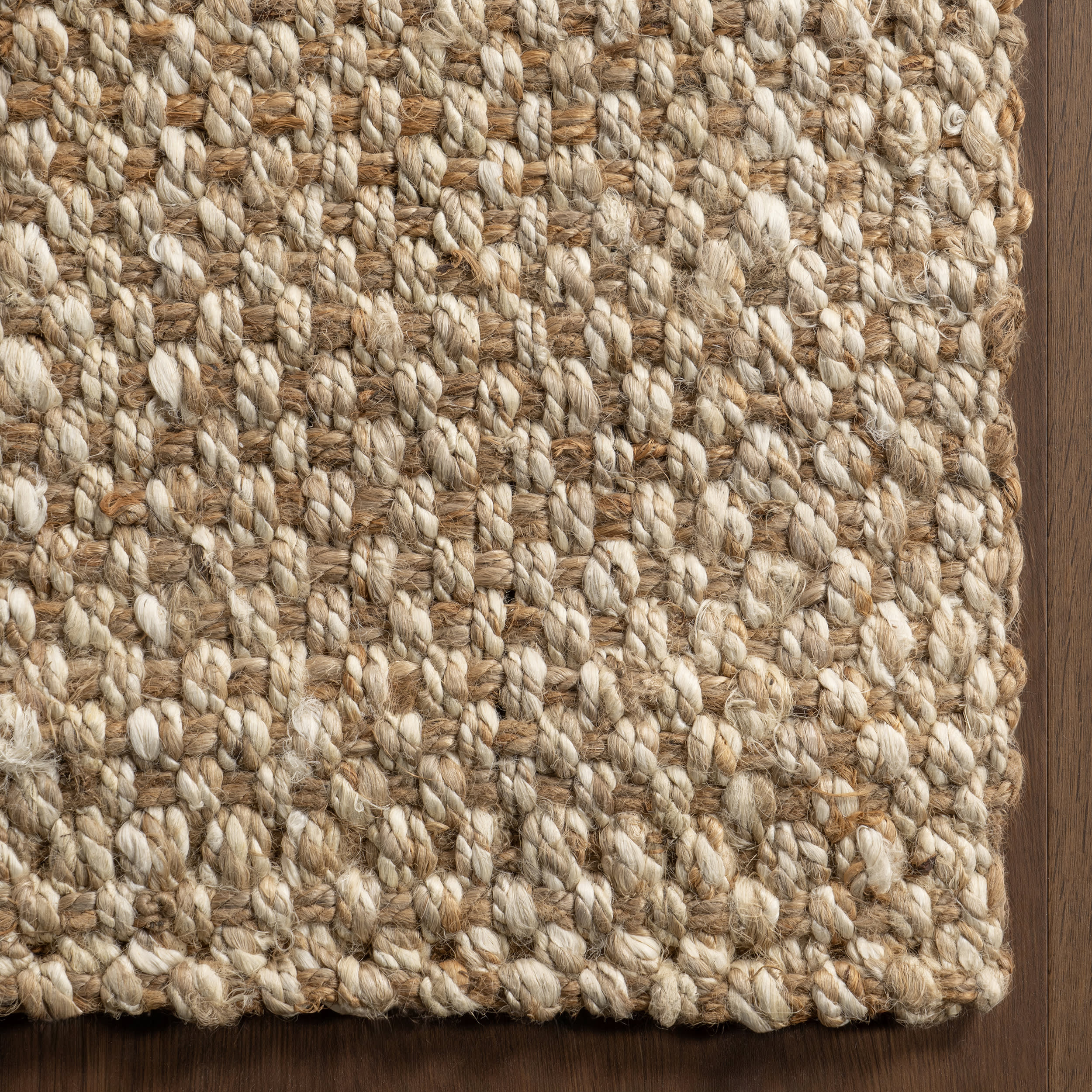 Forest Handlooped Chunky Jute Rug | Natural