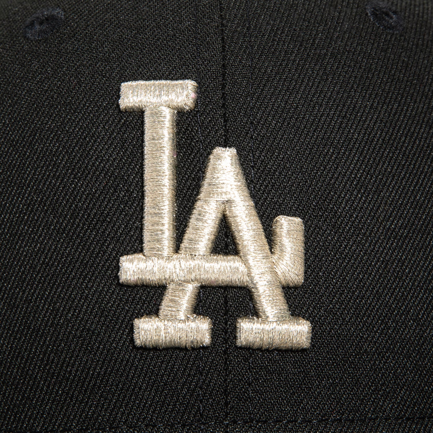 New Era 59Fifty Los Angeles Dodgers 1988 World Series Patch Hat - Black, Metallic Silver