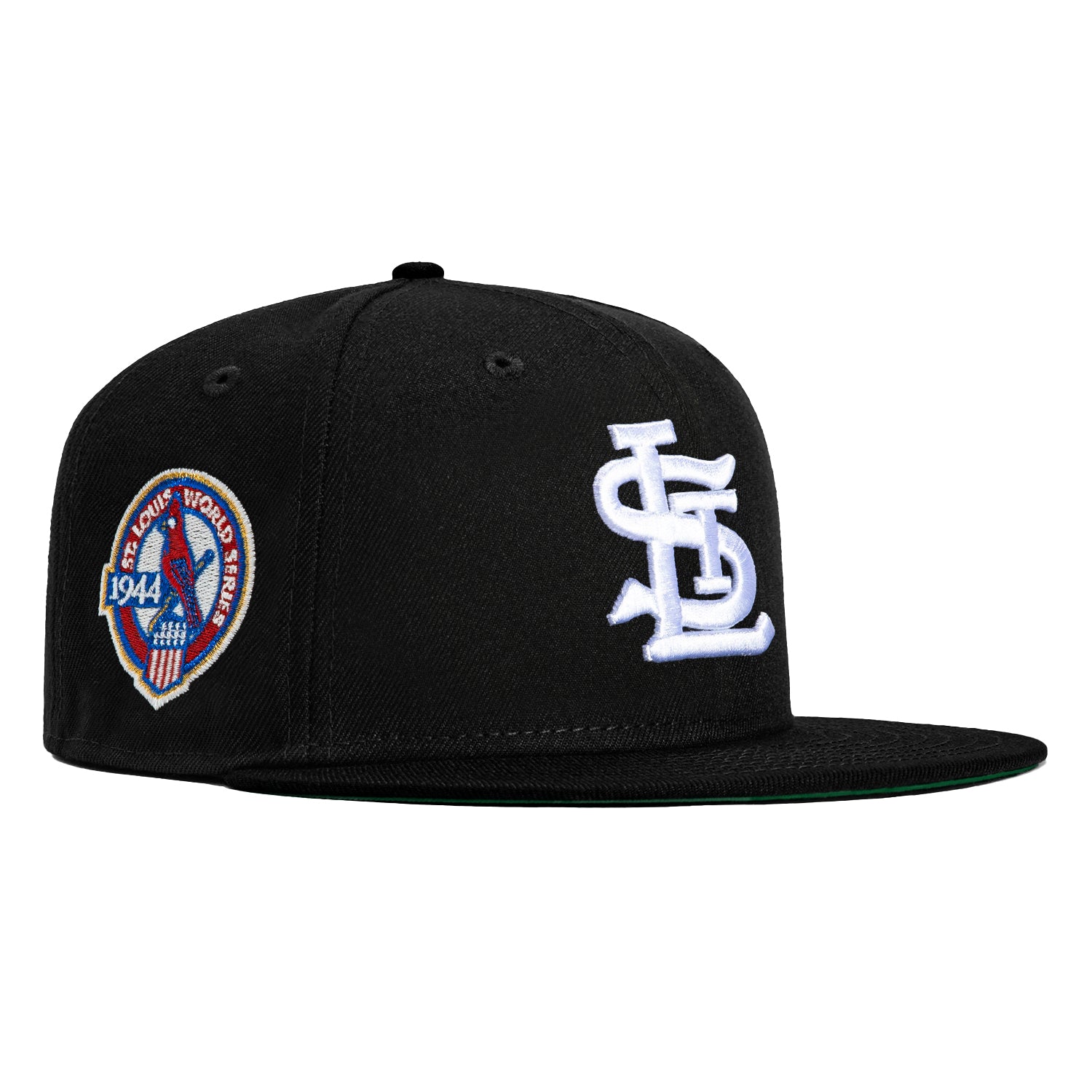 New Era 59Fifty City Sleeps St Louis Cardinals 1944 World Series Patch Hat - Black, White