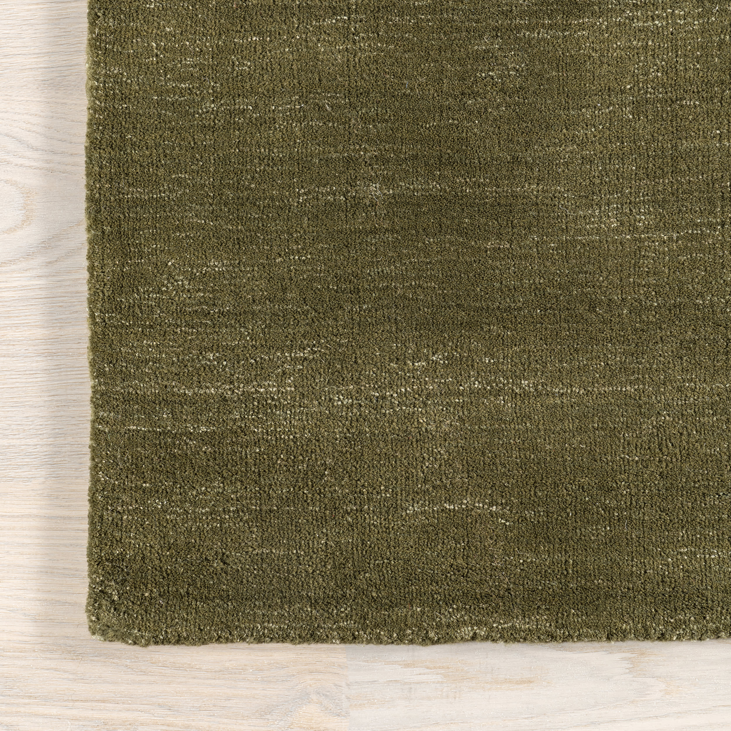 Arrel Speckled Wool-Blend Rug | Verdant Green