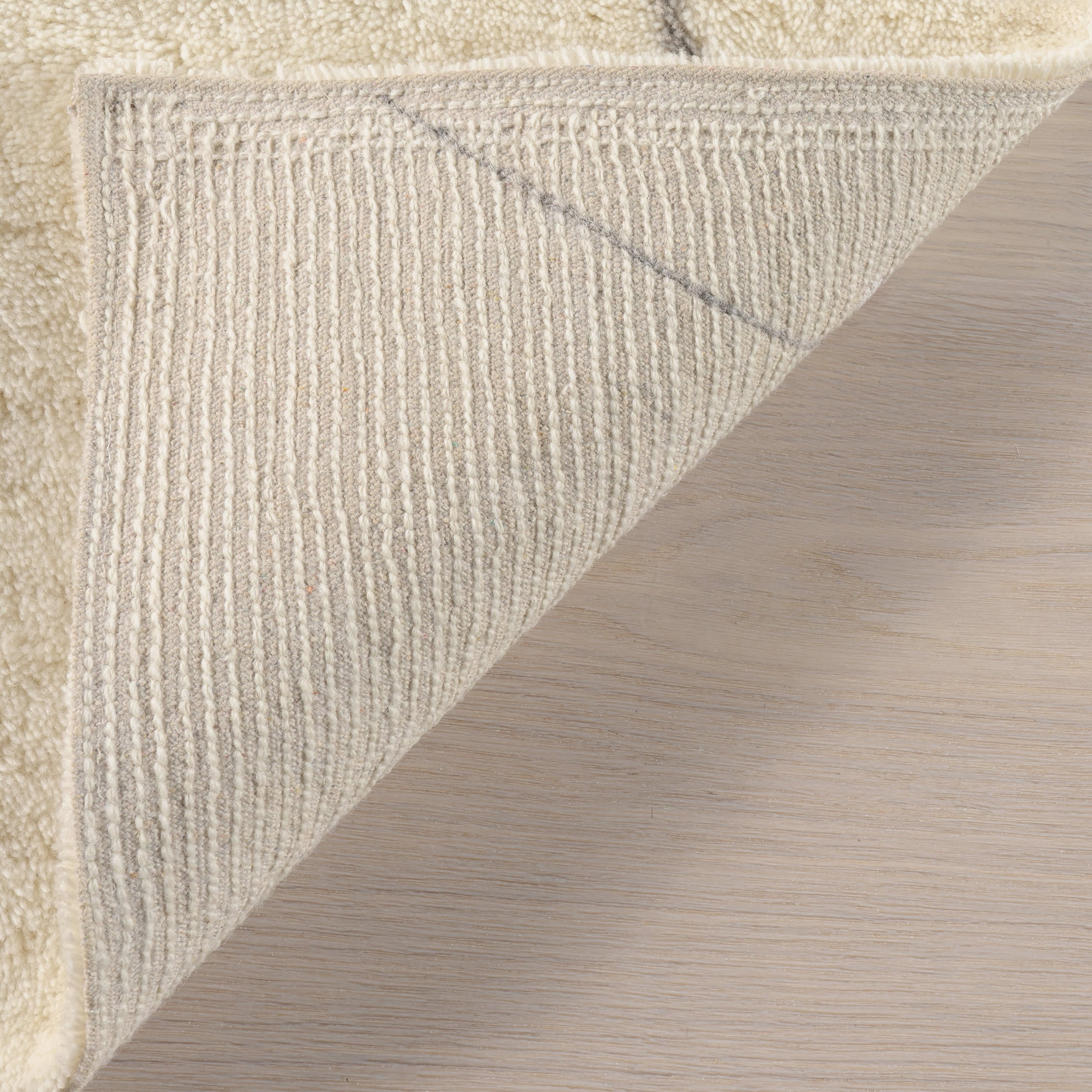 Beachwood Trellis Wool Rug | Ivory