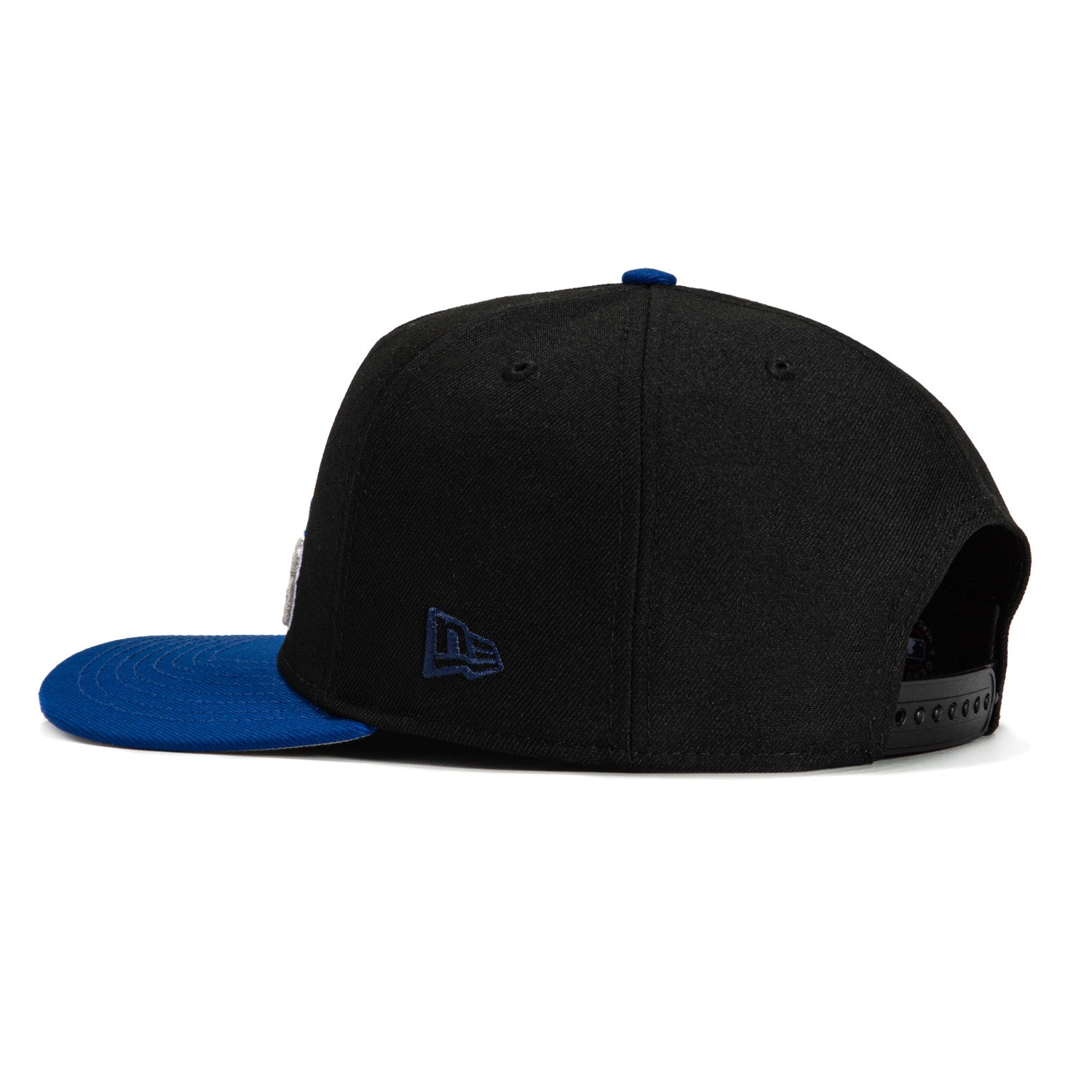 New Era 9Fifty A-Frame Los Angeles Dodgers 2024 World Series Champions Patch Snapback Logo Hat - Black, Royal