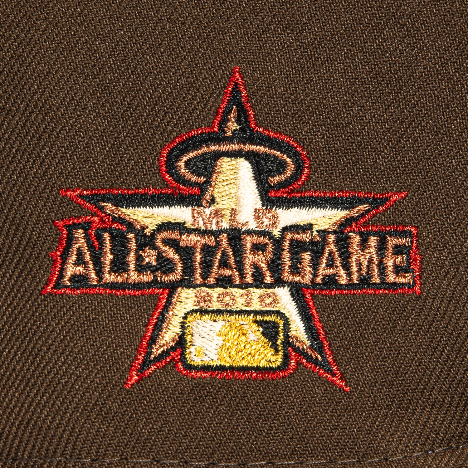 New Era 59Fifty Valentine's Day Los Angeles Angels 2010 All Star Game Patch Hat - Brown, Black