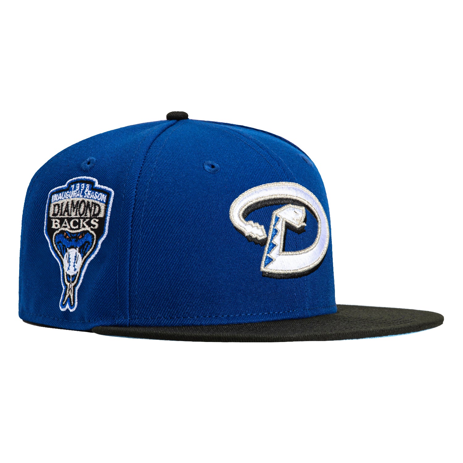 New Era 59Fifty Arizona Diamondbacks Inaugural Patch D Hat - Royal, Black