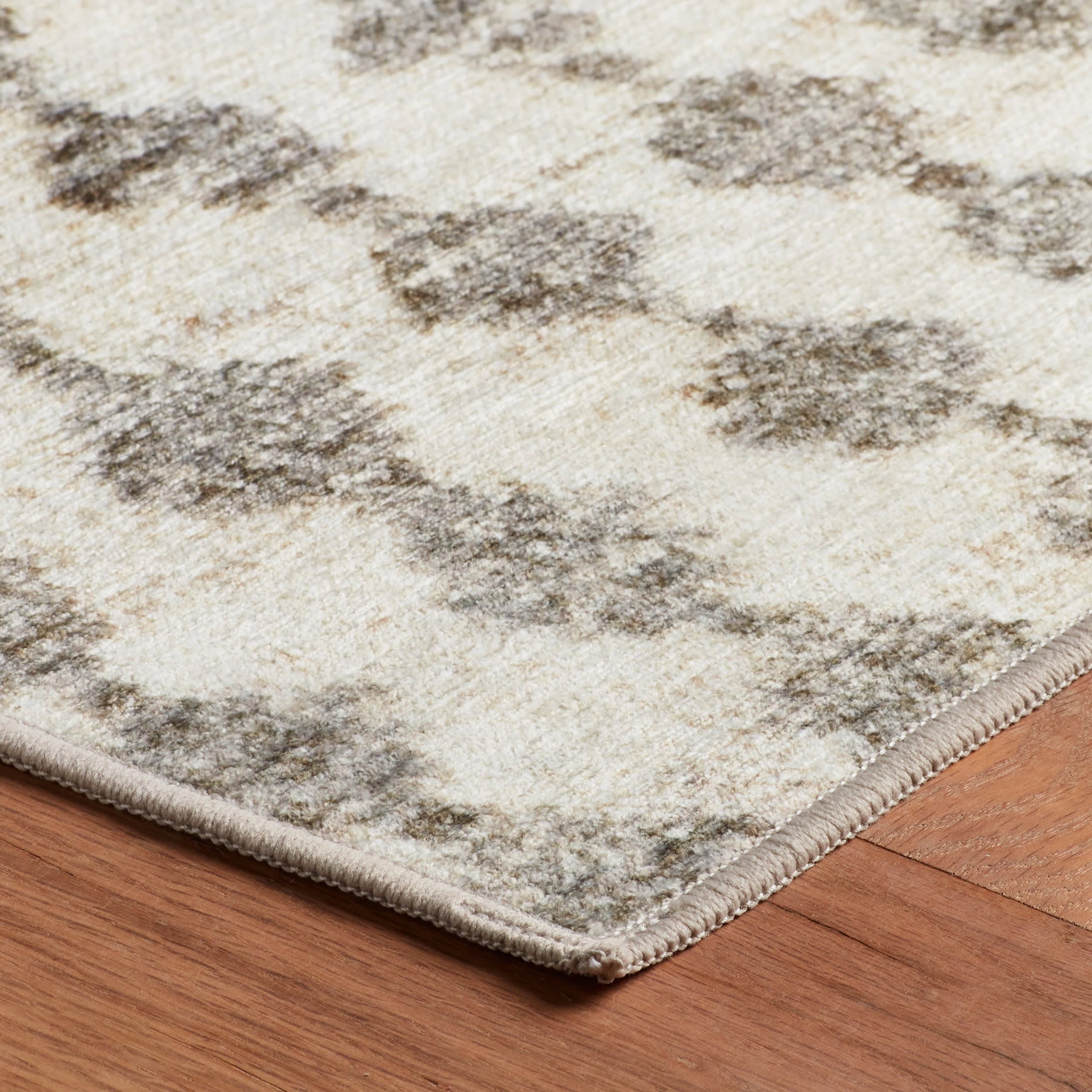 Izzy Grey Machine Washable Rug