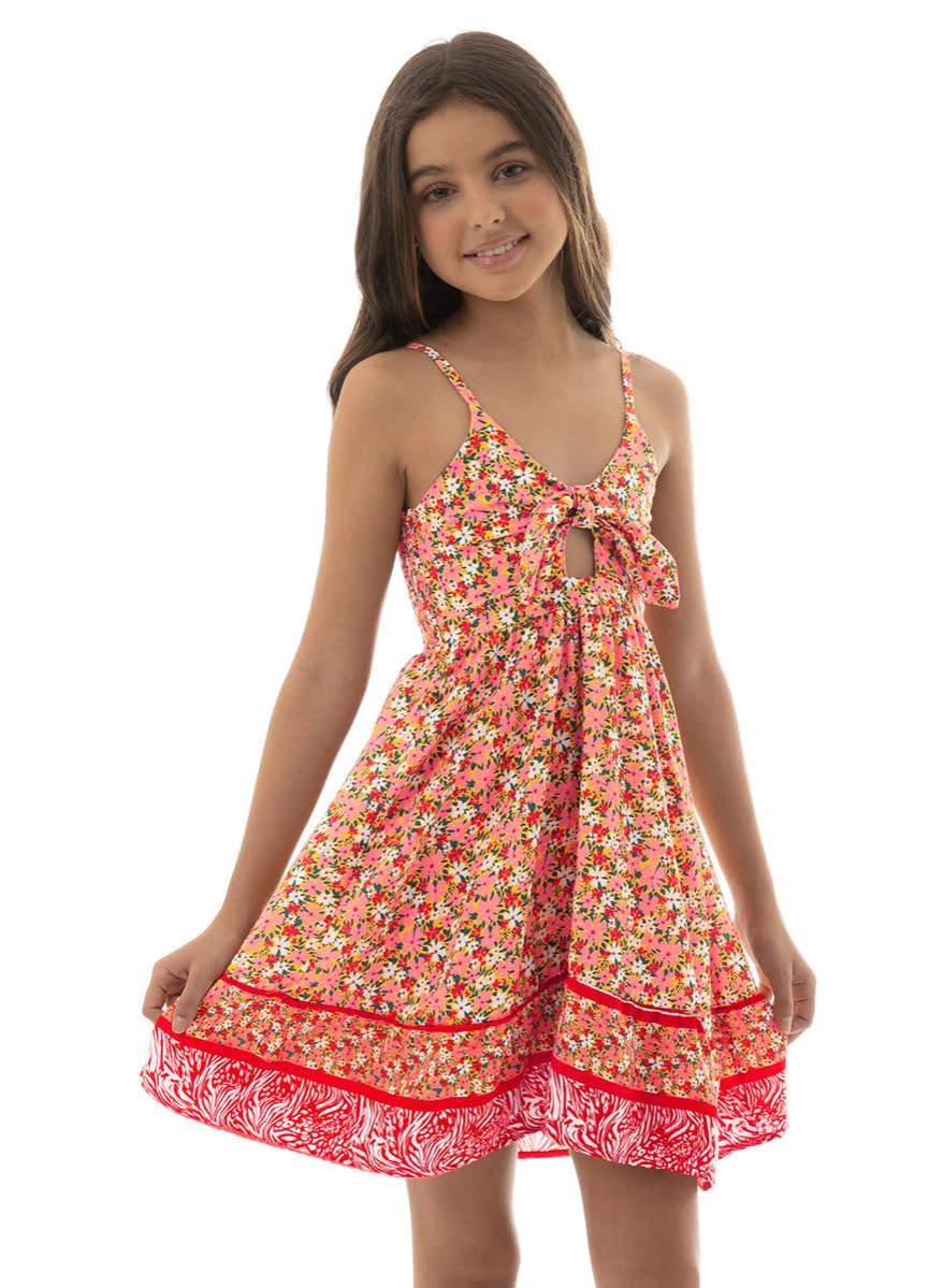 Maaji Cherry Blossom Allison Girls Short Dress