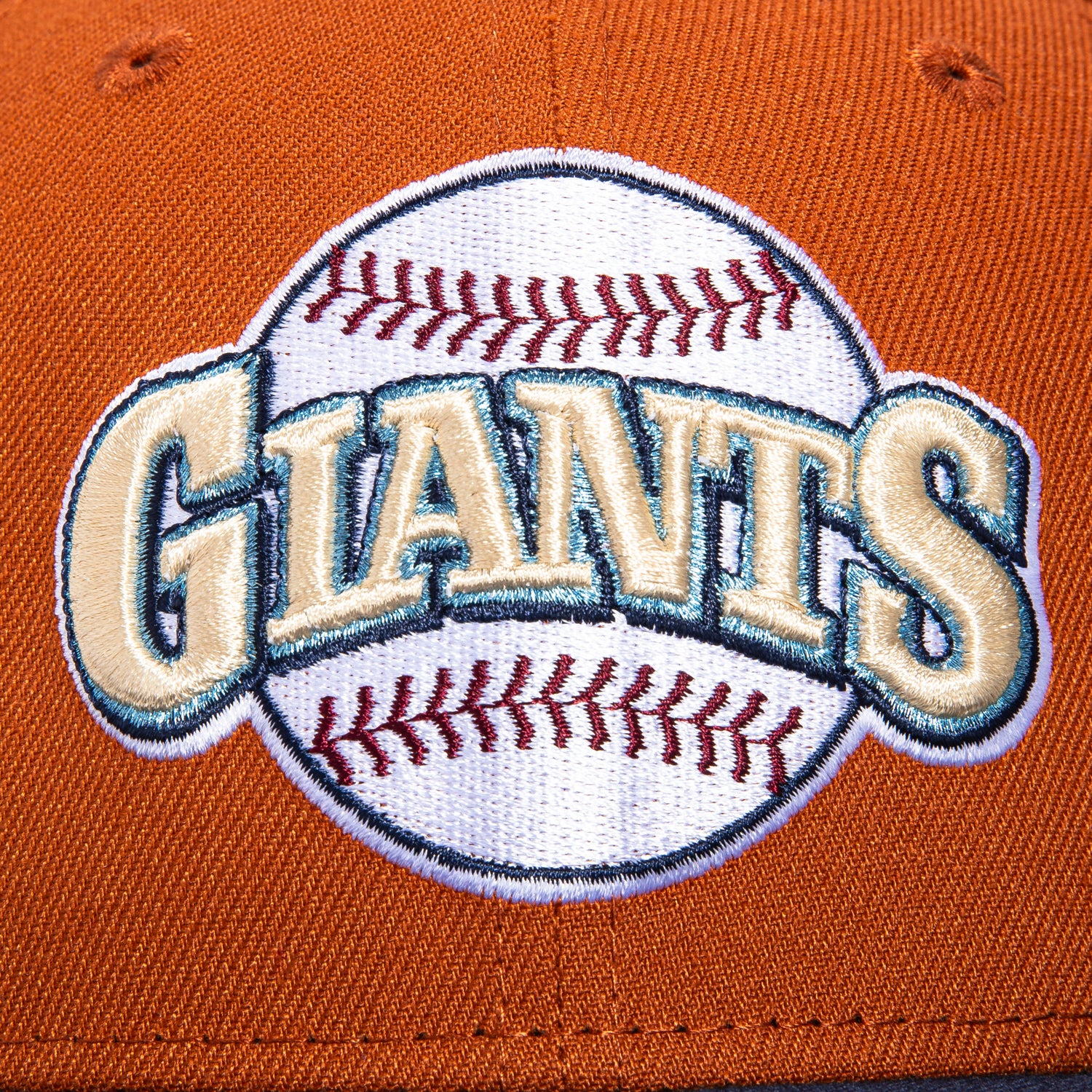 New Era 59Fifty San Francisco Giants Battle of the Bay Patch Logo Hat - Burnt Orange, Navy