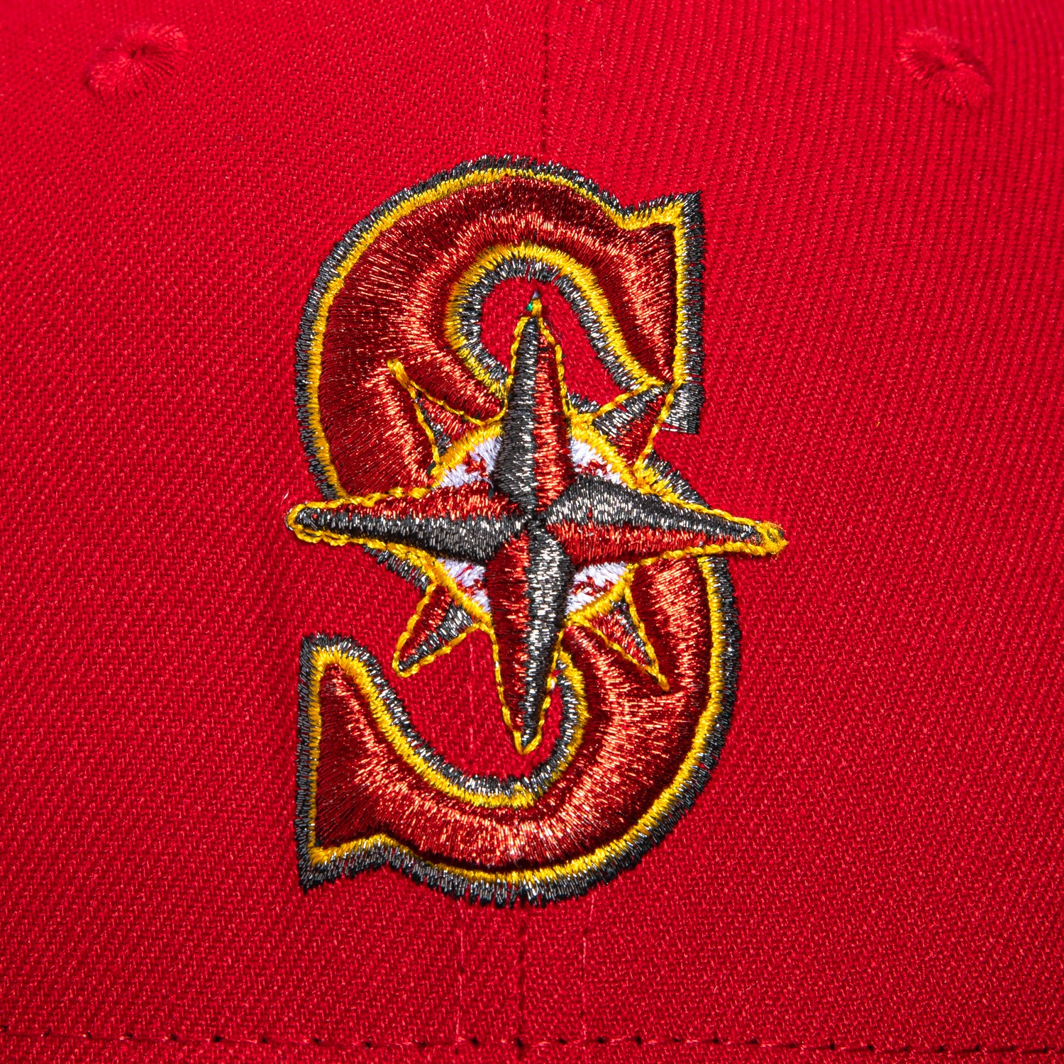 New Era 59Fifty 12 Days of Hatmas Seattle Mariners 2023 All Star Game Patch Hat - Red, Black