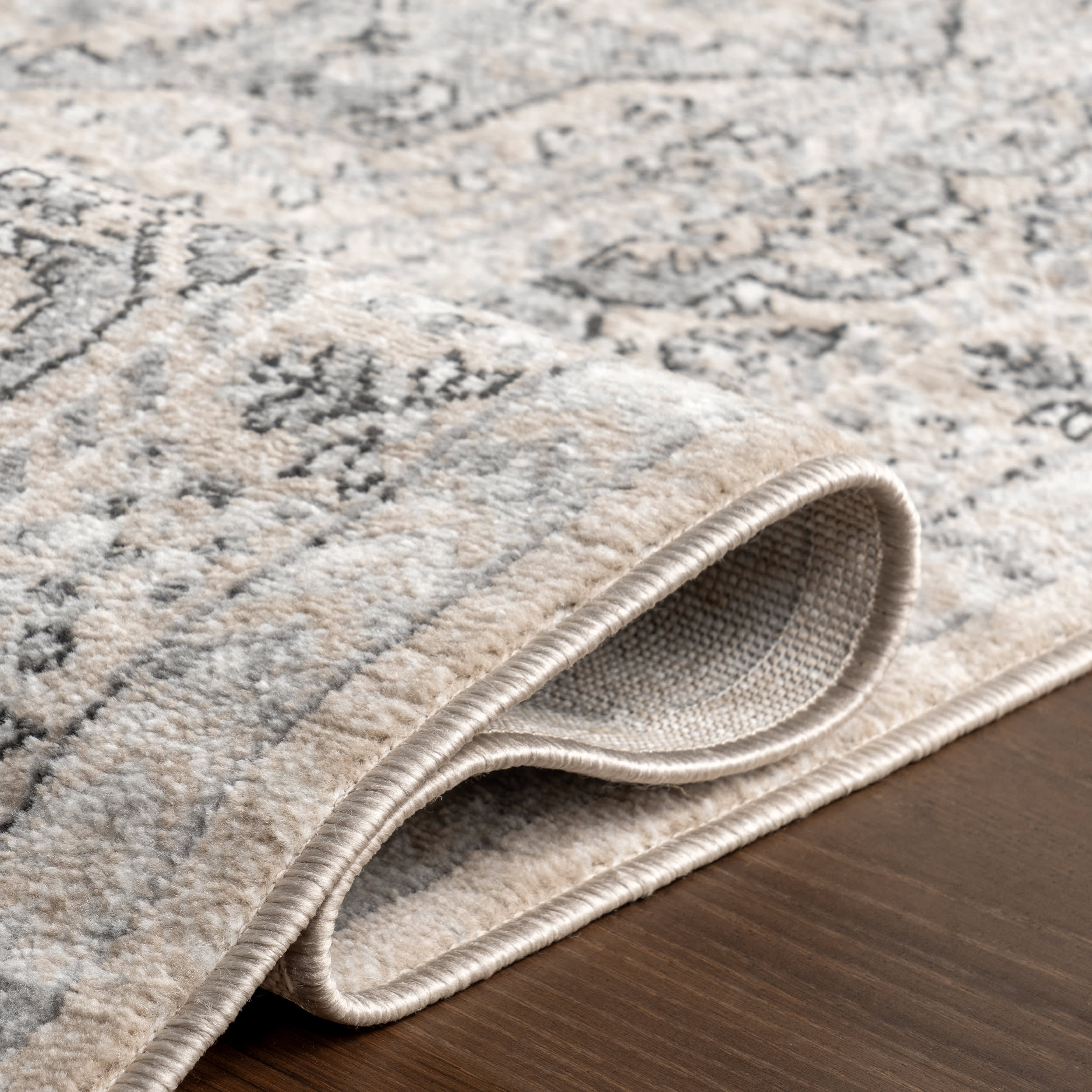 Aliza Medallion Rug | Grey