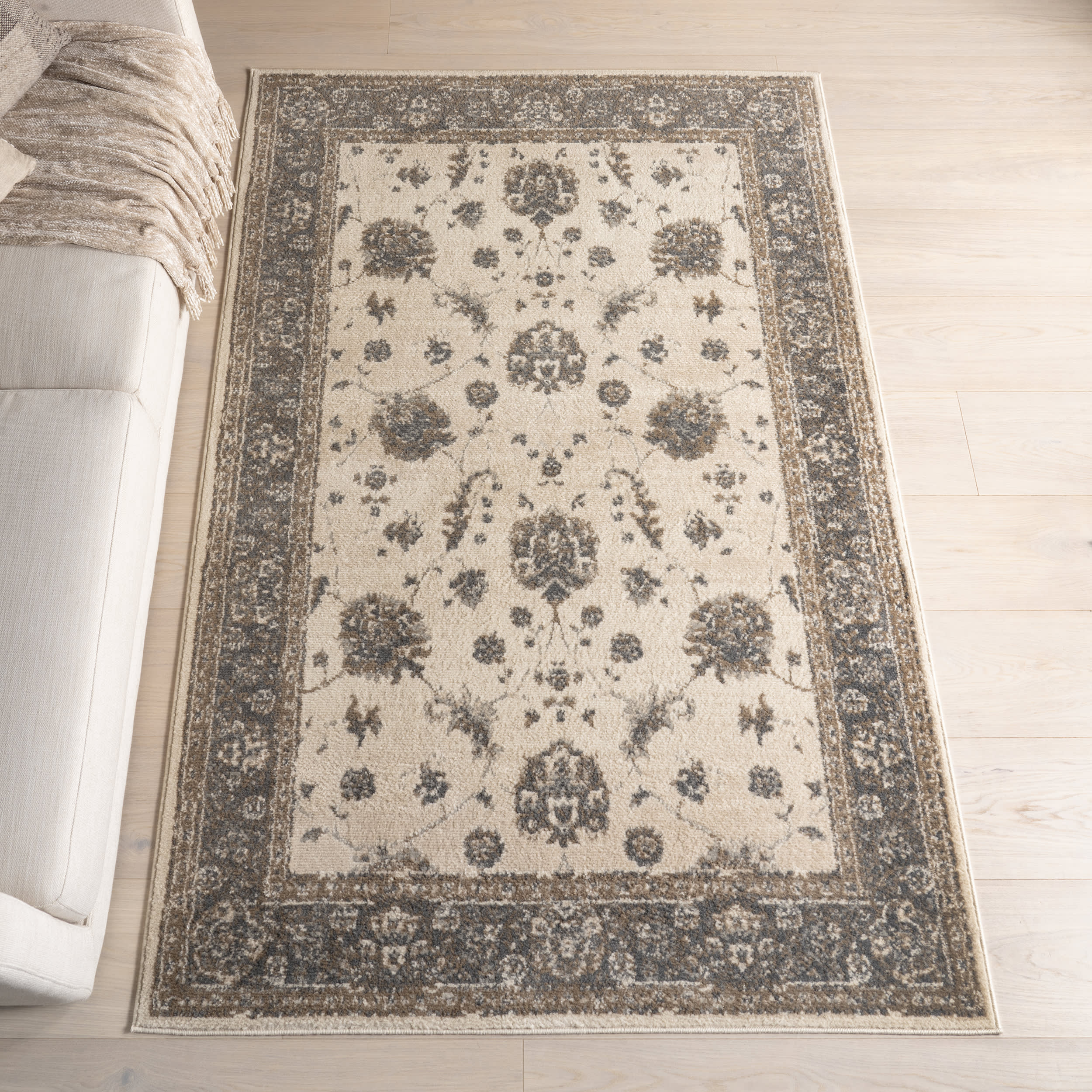 Zalina Medallion Rug | Beige