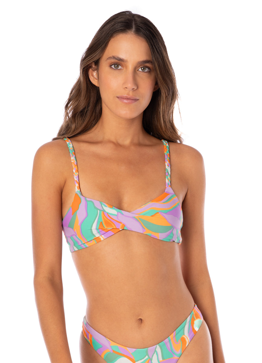 Maaji Urban Oasis Temis Twisted Bralette Bikini Top