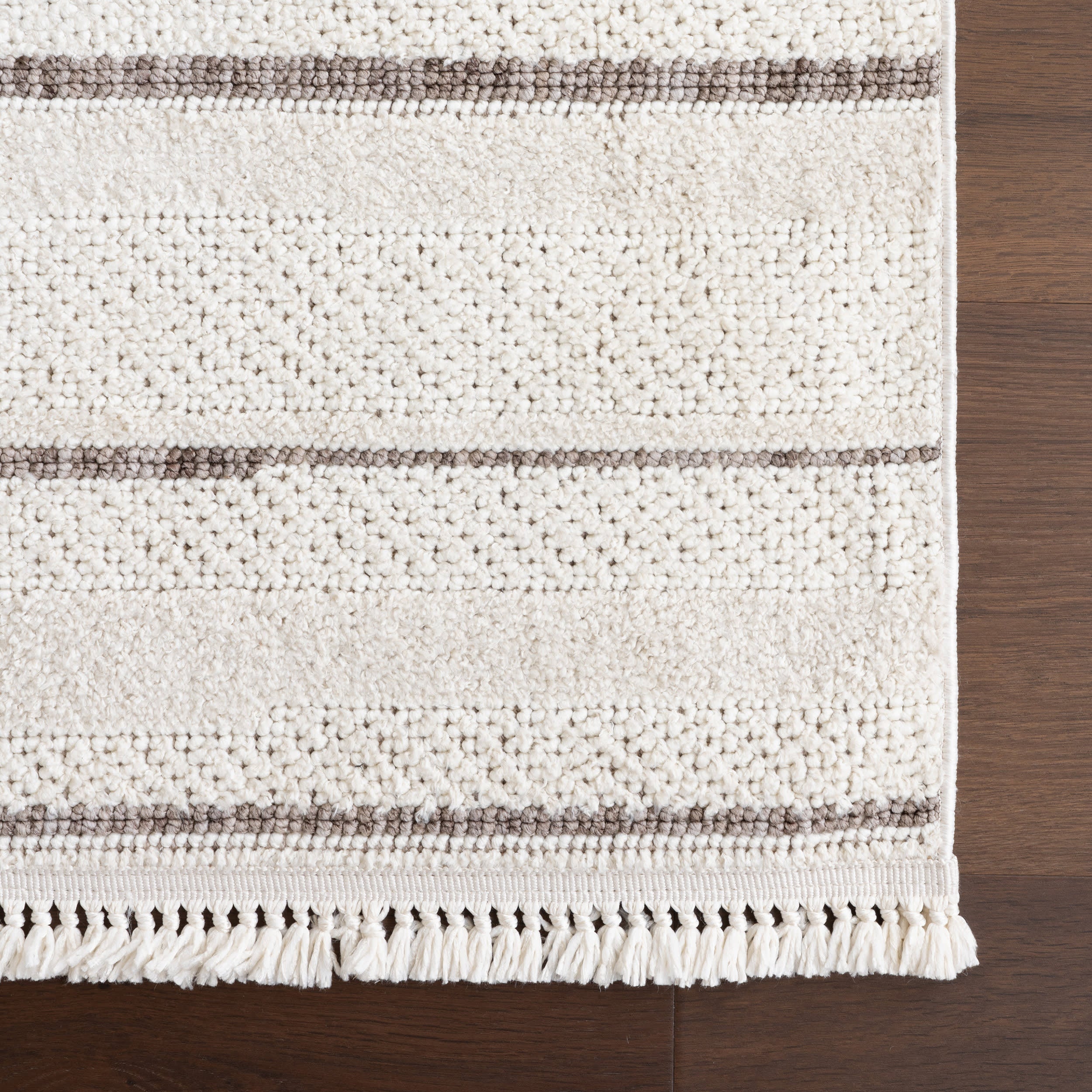 Katalina Striped Rug | Beige