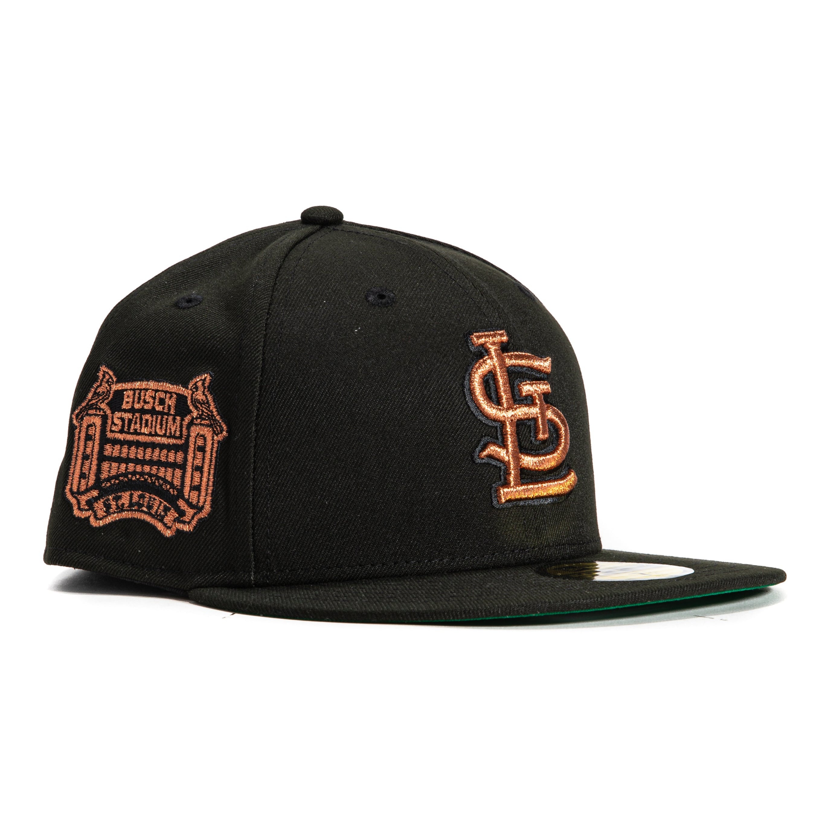 New Era 59Fifty St Louis Cardinals Inaugural Season Patch Hat - Black, Metallic Copper