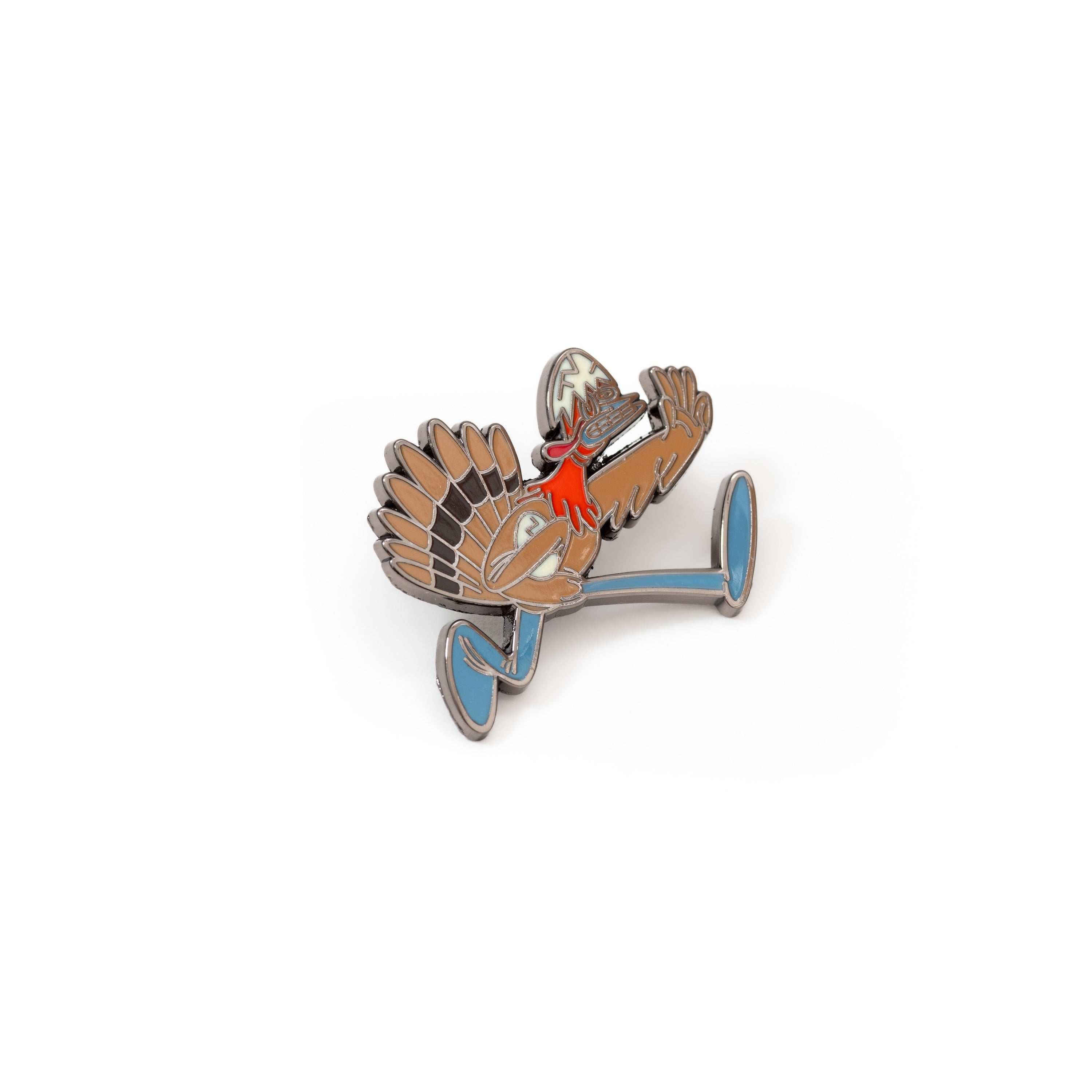 Hat Club Turkey Bowl Pin - Multi-Color