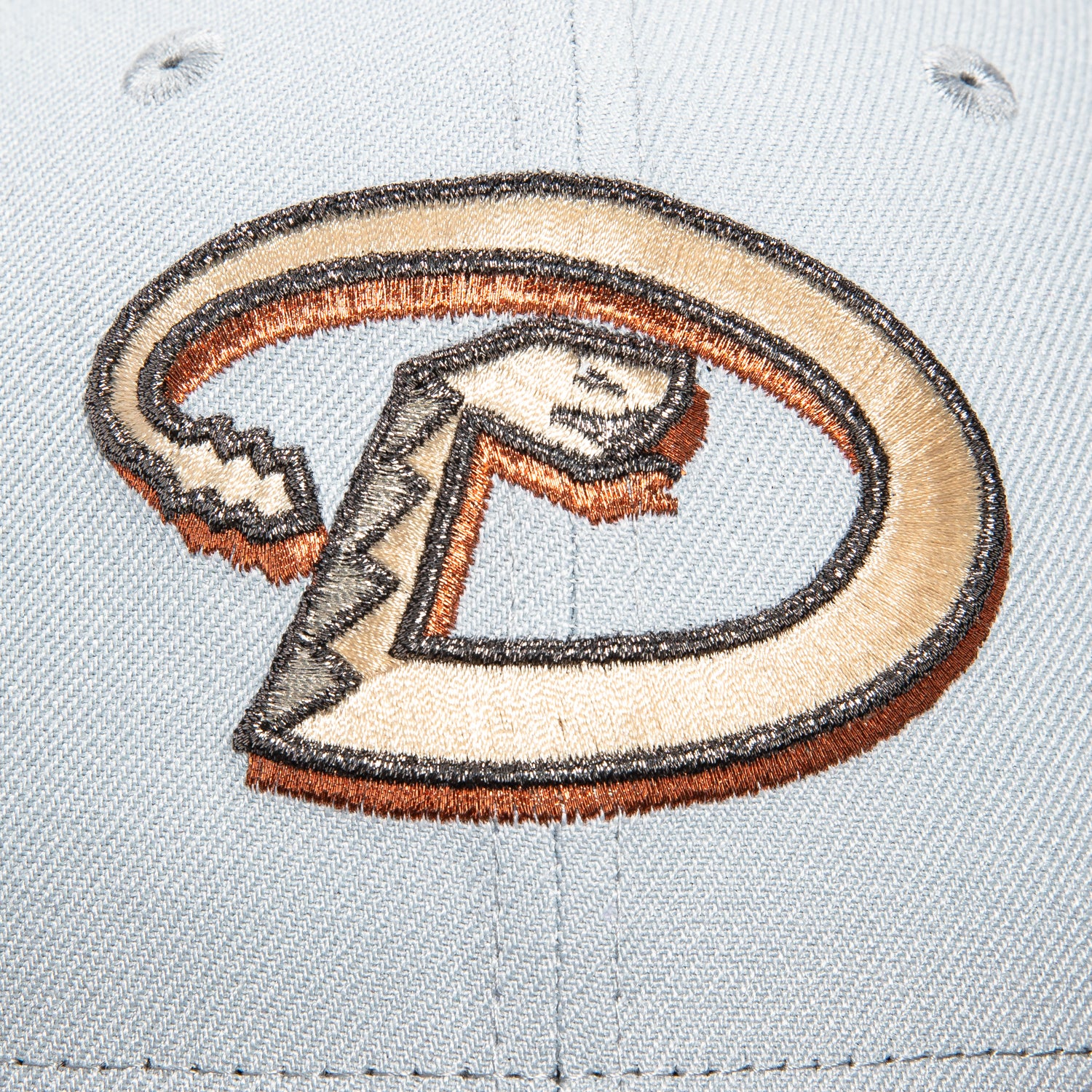 New Era 59Fifty Arizona Diamondbacks Inaugural Patch D Hat - Grey, Brown, Metallic Copper