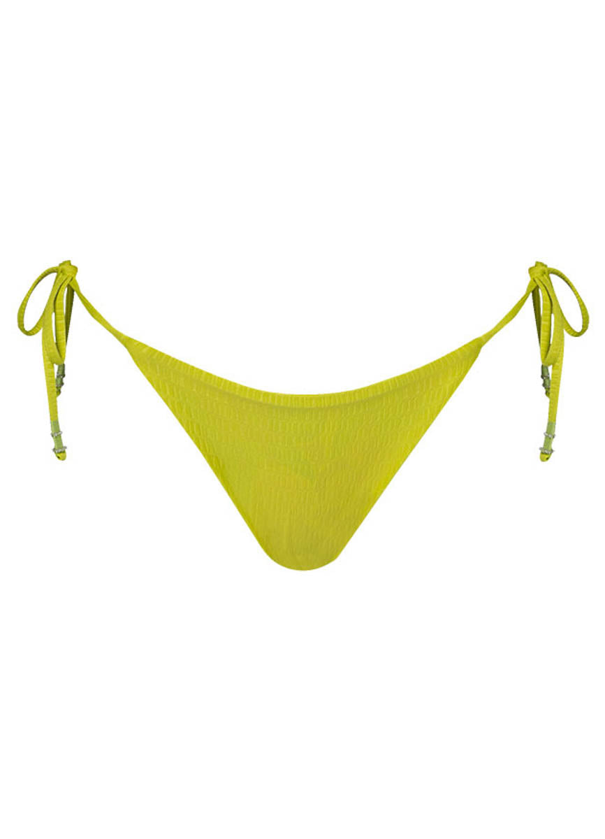 Maaji Lime Green Sunning Low Rise Tie Side Bikini Bottom