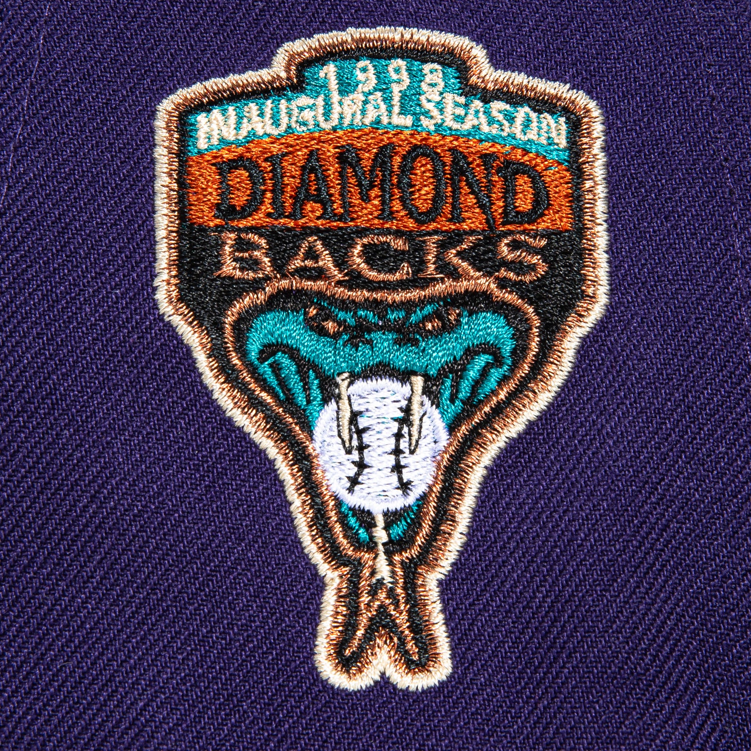 New Era 59Fifty Arizona Diamondbacks Inaugural Patch D Hat - Purple, Olive