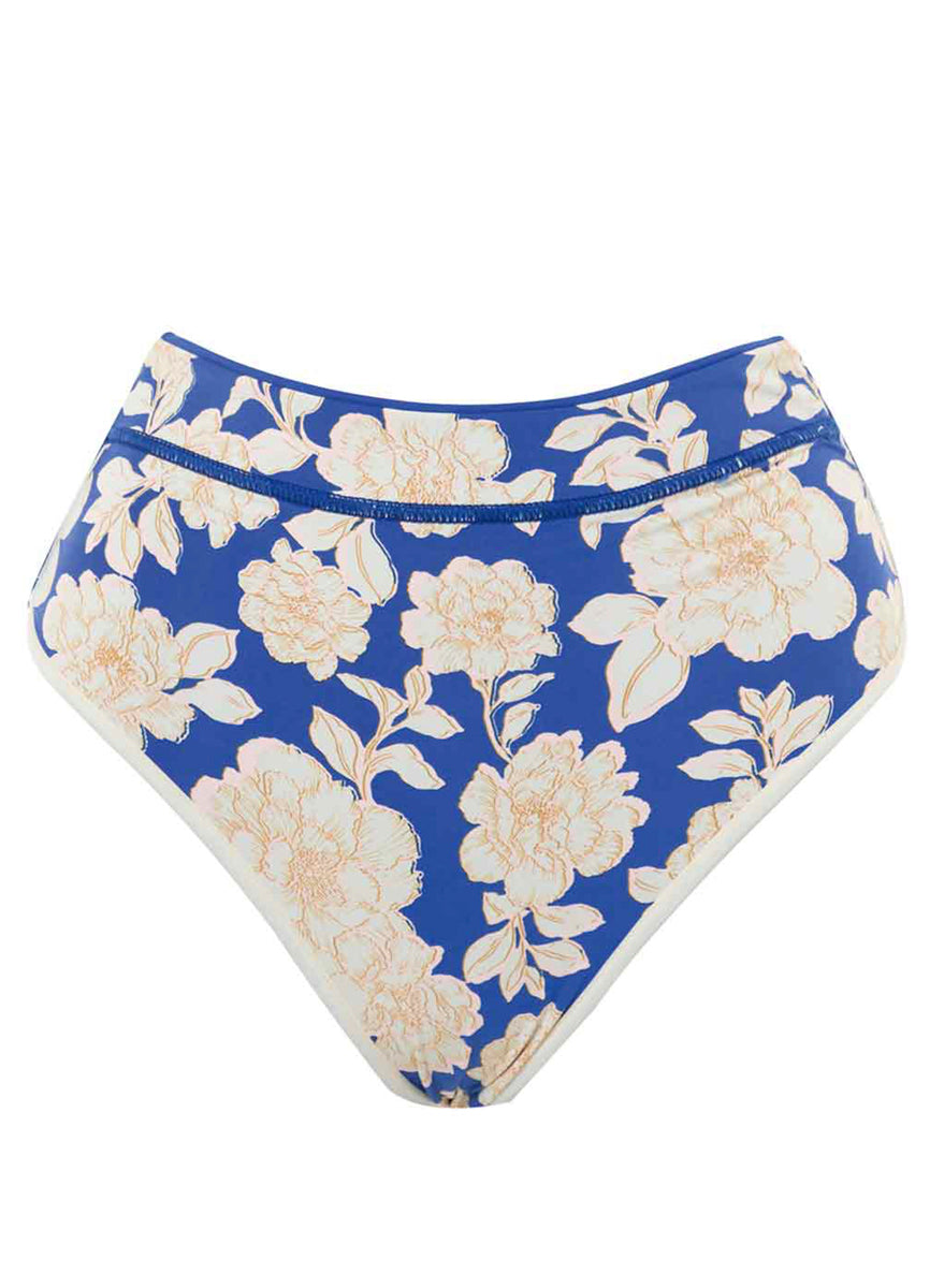 Maaji Lapis Blue Giulia High Rise Bikini Bottom