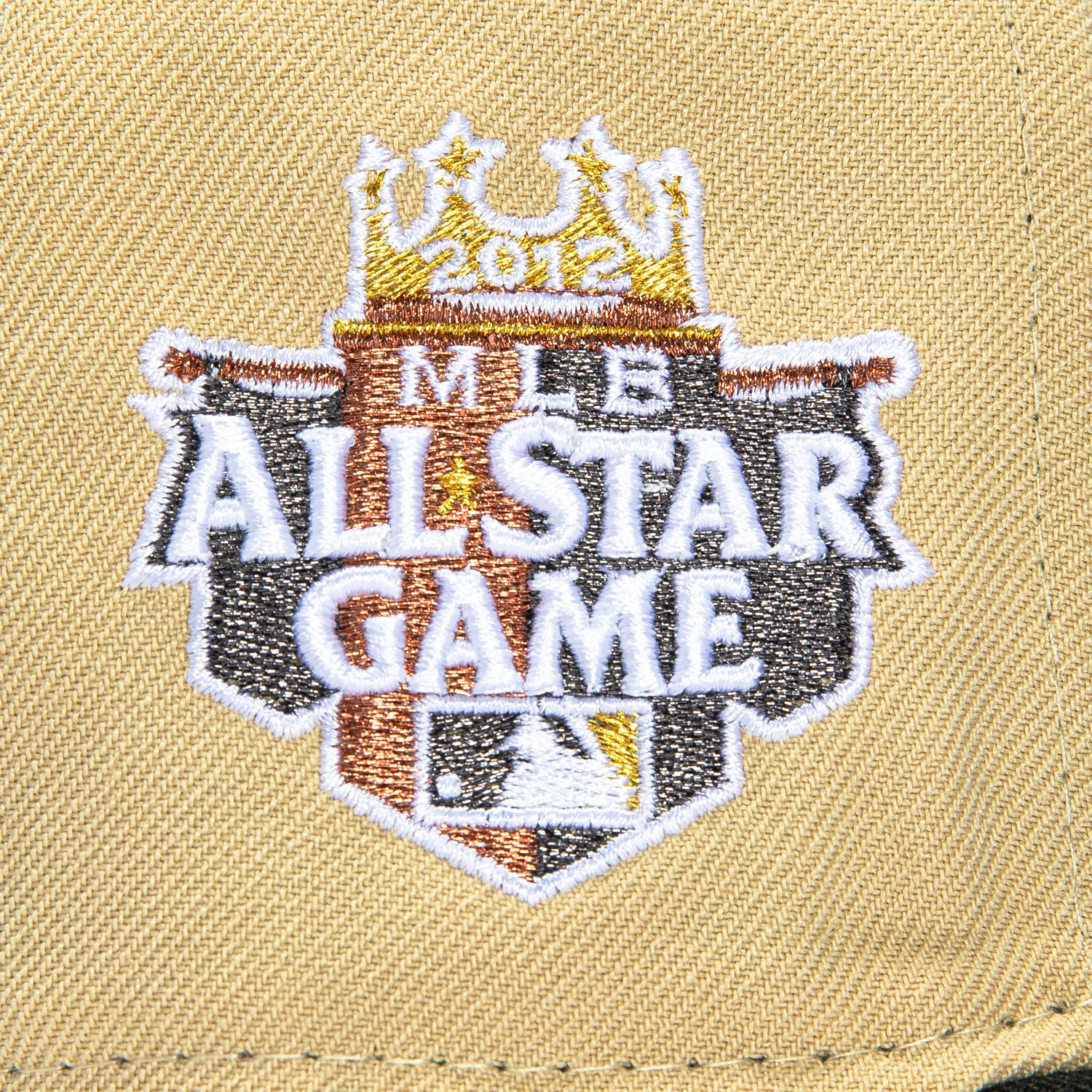 New Era 59Fifty Kansas City Royals 2012 All Star Game Patch Hat - Tan, Black, Metallic Copper